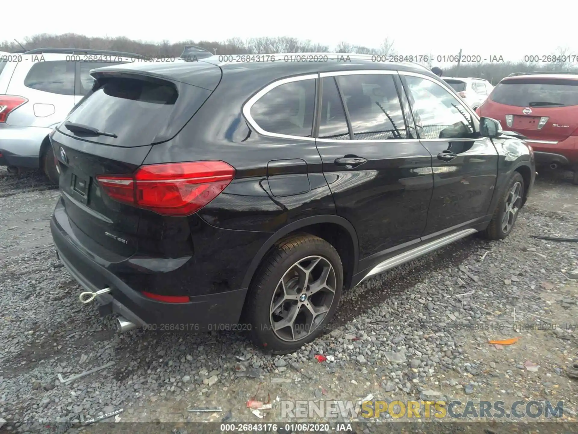 4 Фотография поврежденного автомобиля WBXHU7C50K5L10701 BMW X1 2019