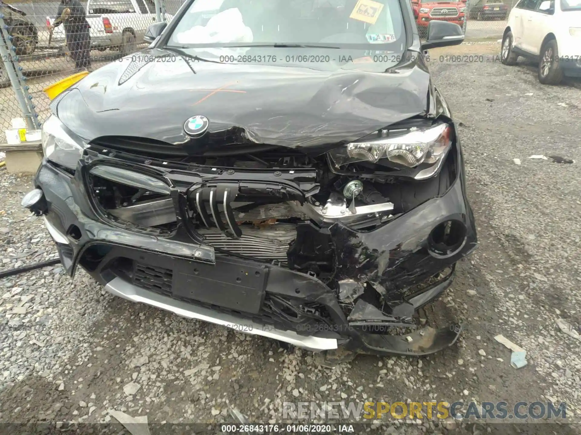 6 Photograph of a damaged car WBXHU7C50K5L10701 BMW X1 2019