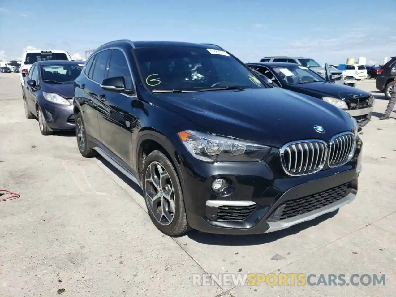 1 Photograph of a damaged car WBXHU7C50K5L11170 BMW X1 2019