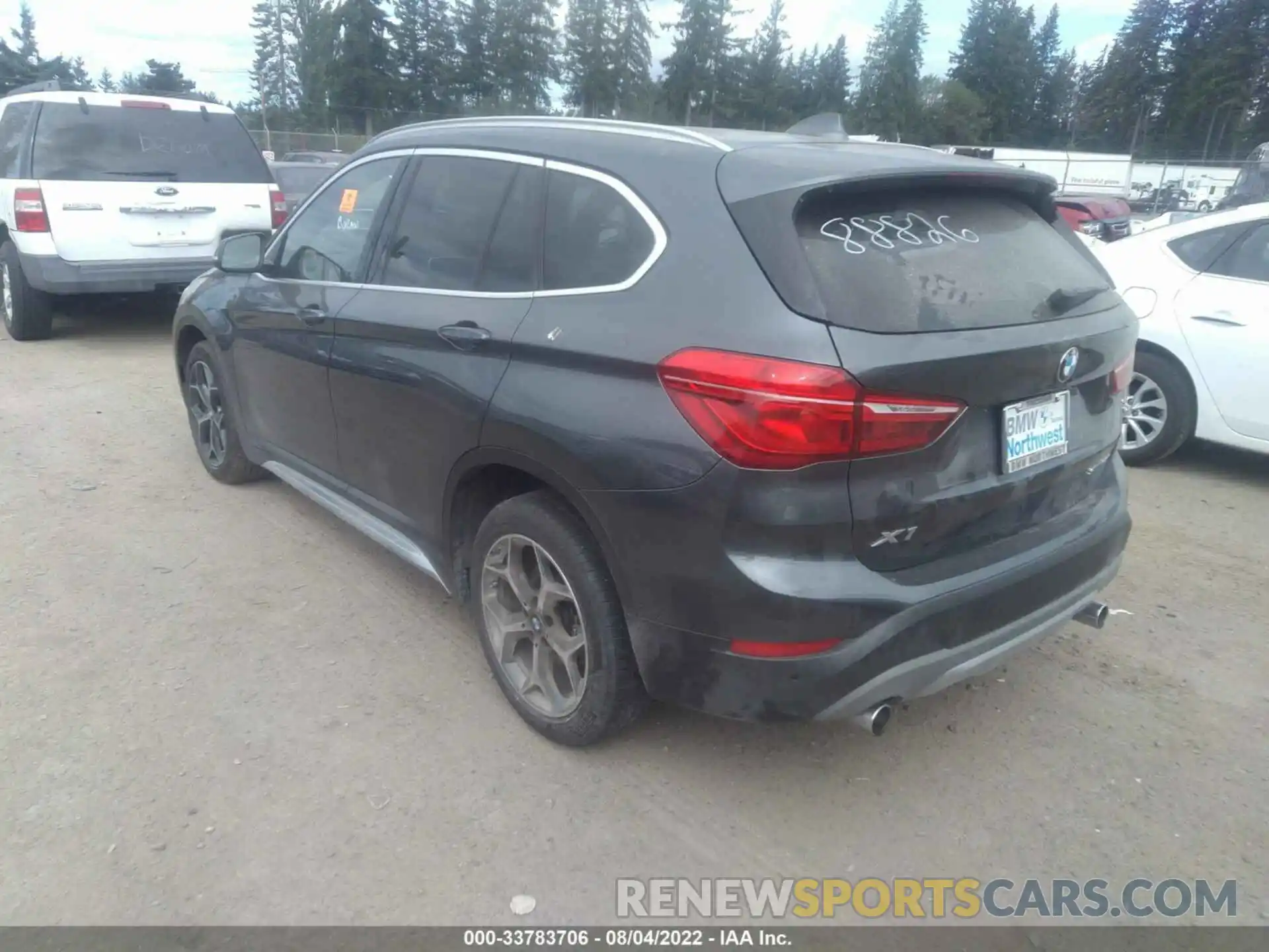 3 Фотография поврежденного автомобиля WBXHU7C50K5L12254 BMW X1 2019