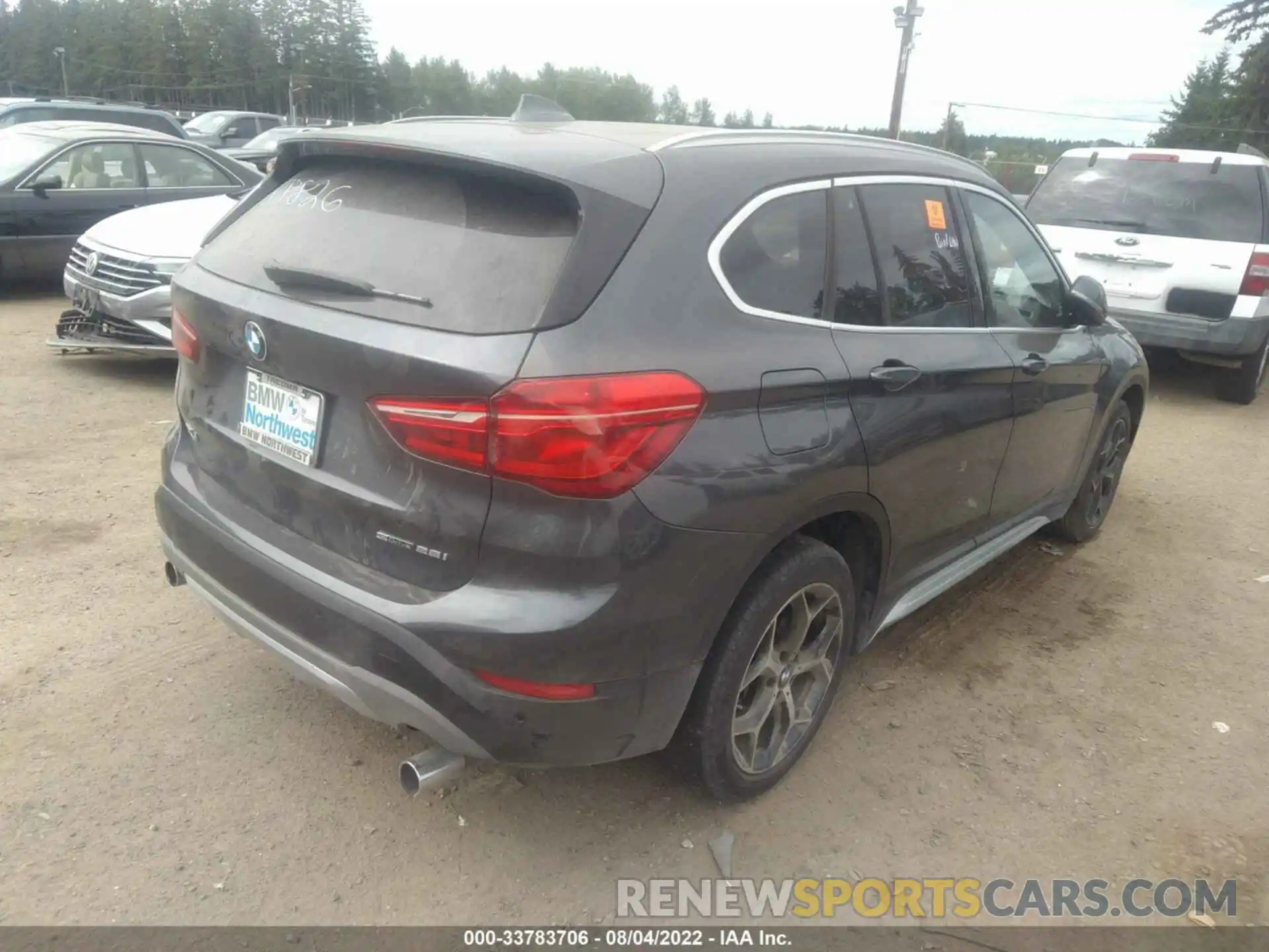 4 Фотография поврежденного автомобиля WBXHU7C50K5L12254 BMW X1 2019