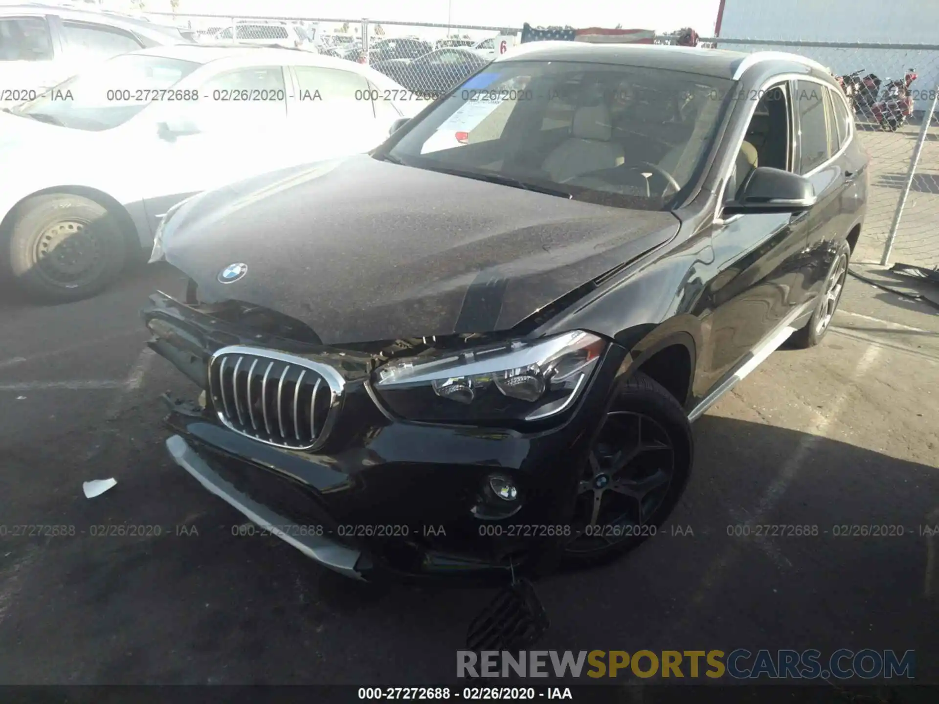 2 Фотография поврежденного автомобиля WBXHU7C51K3H44656 BMW X1 2019