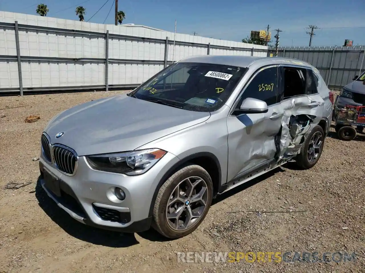 2 Photograph of a damaged car WBXHU7C51K3H45631 BMW X1 2019