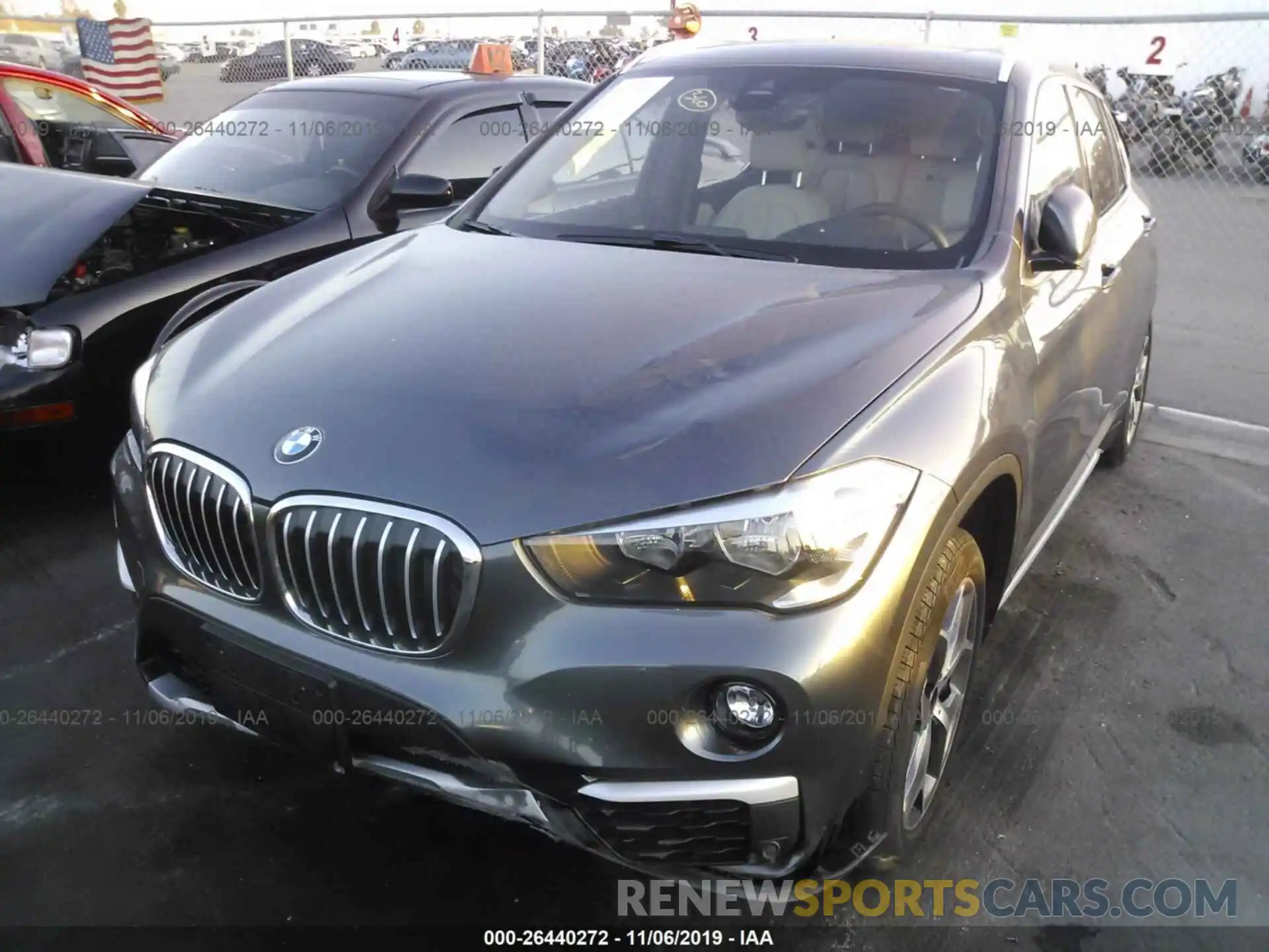 2 Фотография поврежденного автомобиля WBXHU7C51K3H46066 BMW X1 2019