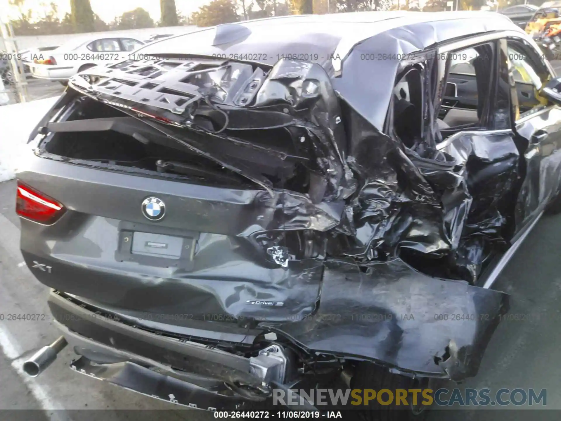 6 Photograph of a damaged car WBXHU7C51K3H46066 BMW X1 2019