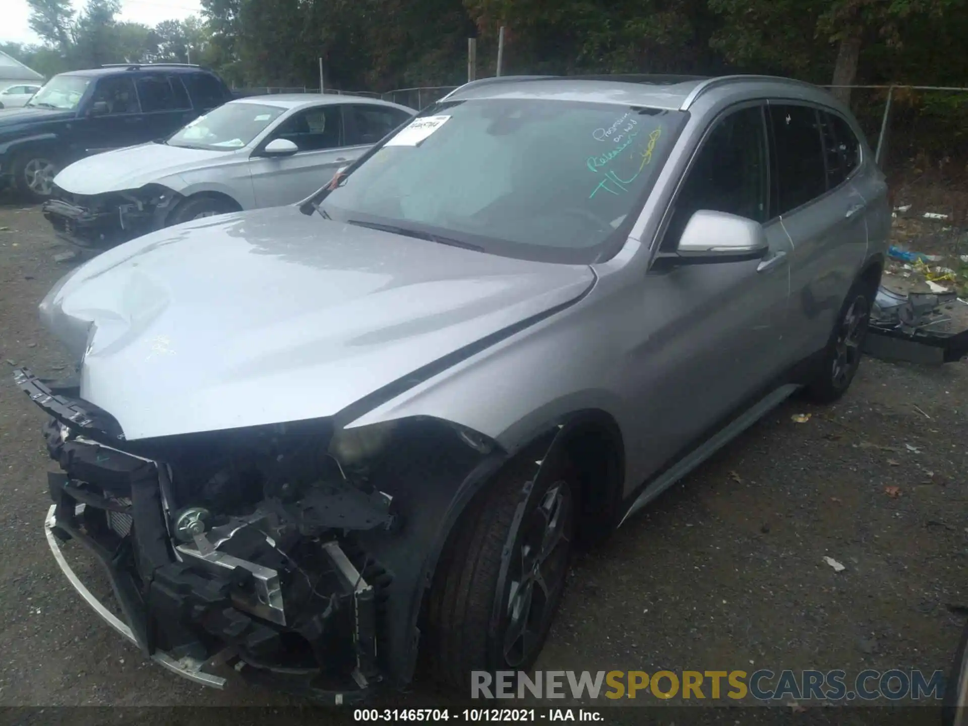 2 Photograph of a damaged car WBXHU7C52K3H45153 BMW X1 2019