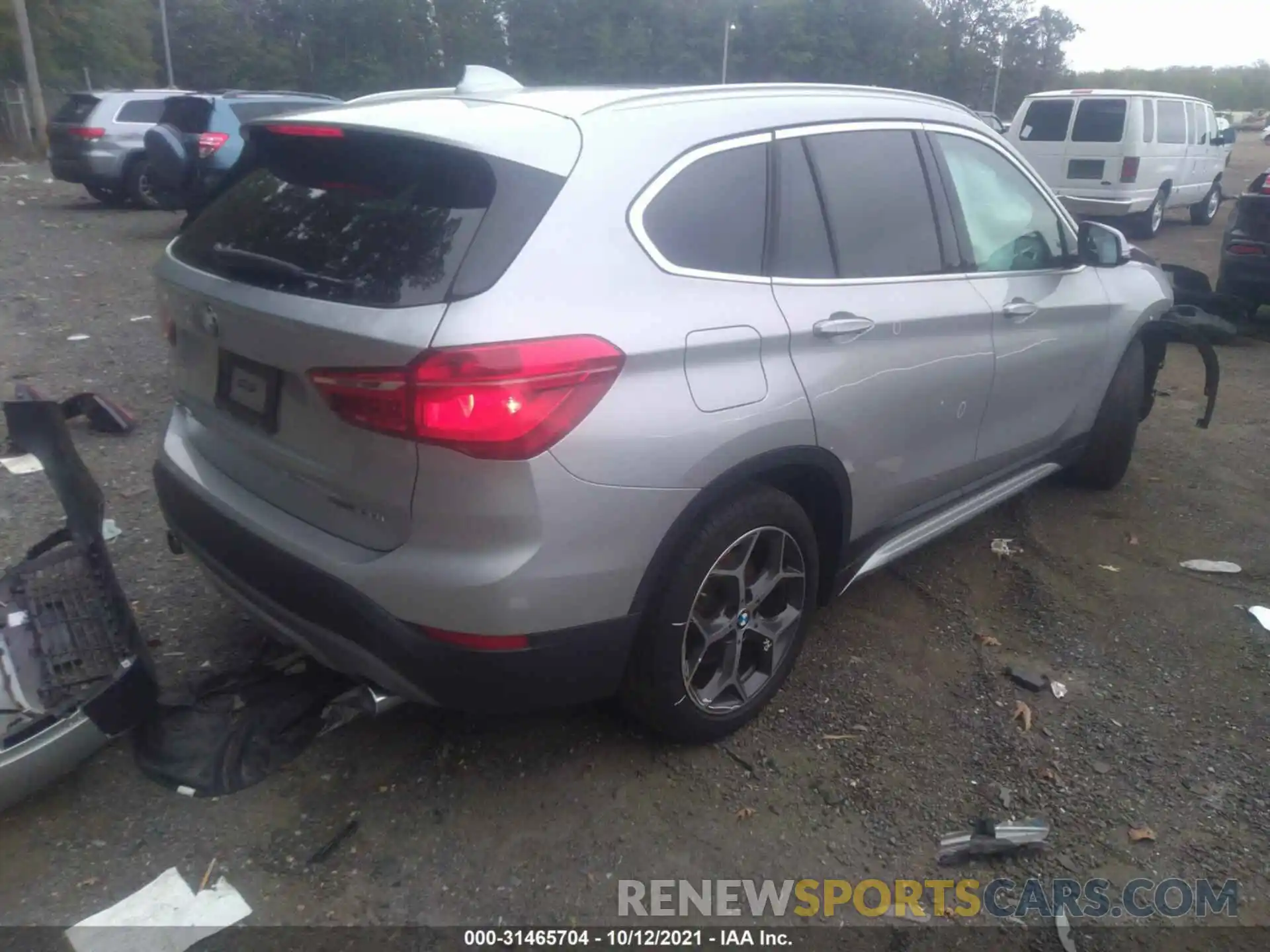 4 Photograph of a damaged car WBXHU7C52K3H45153 BMW X1 2019