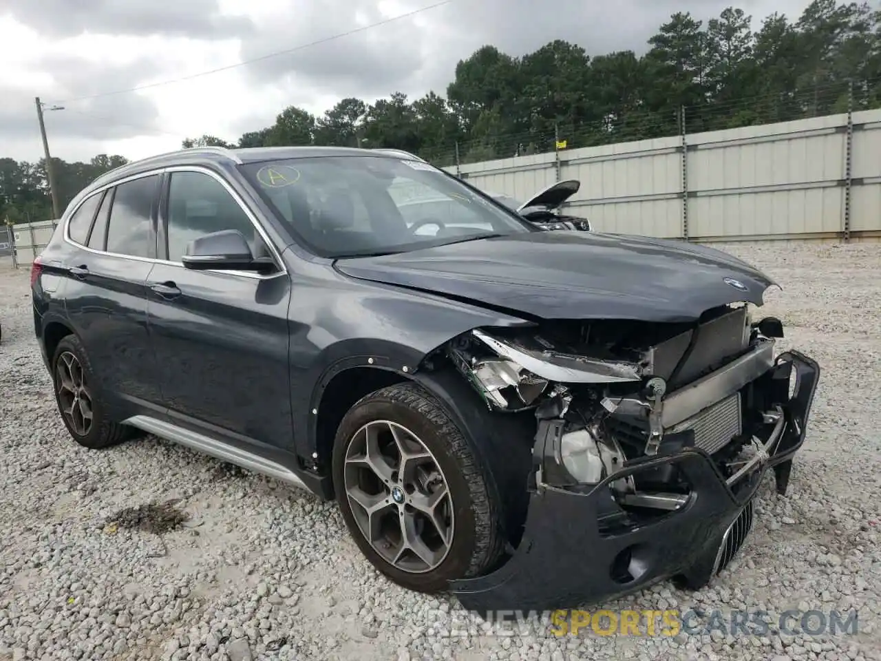 1 Photograph of a damaged car WBXHU7C52K3H45508 BMW X1 2019