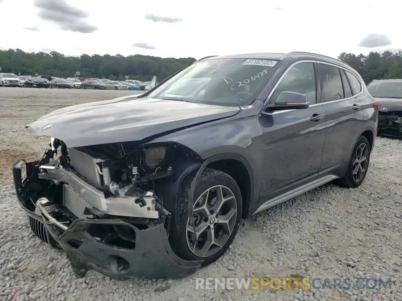 2 Photograph of a damaged car WBXHU7C52K3H45508 BMW X1 2019