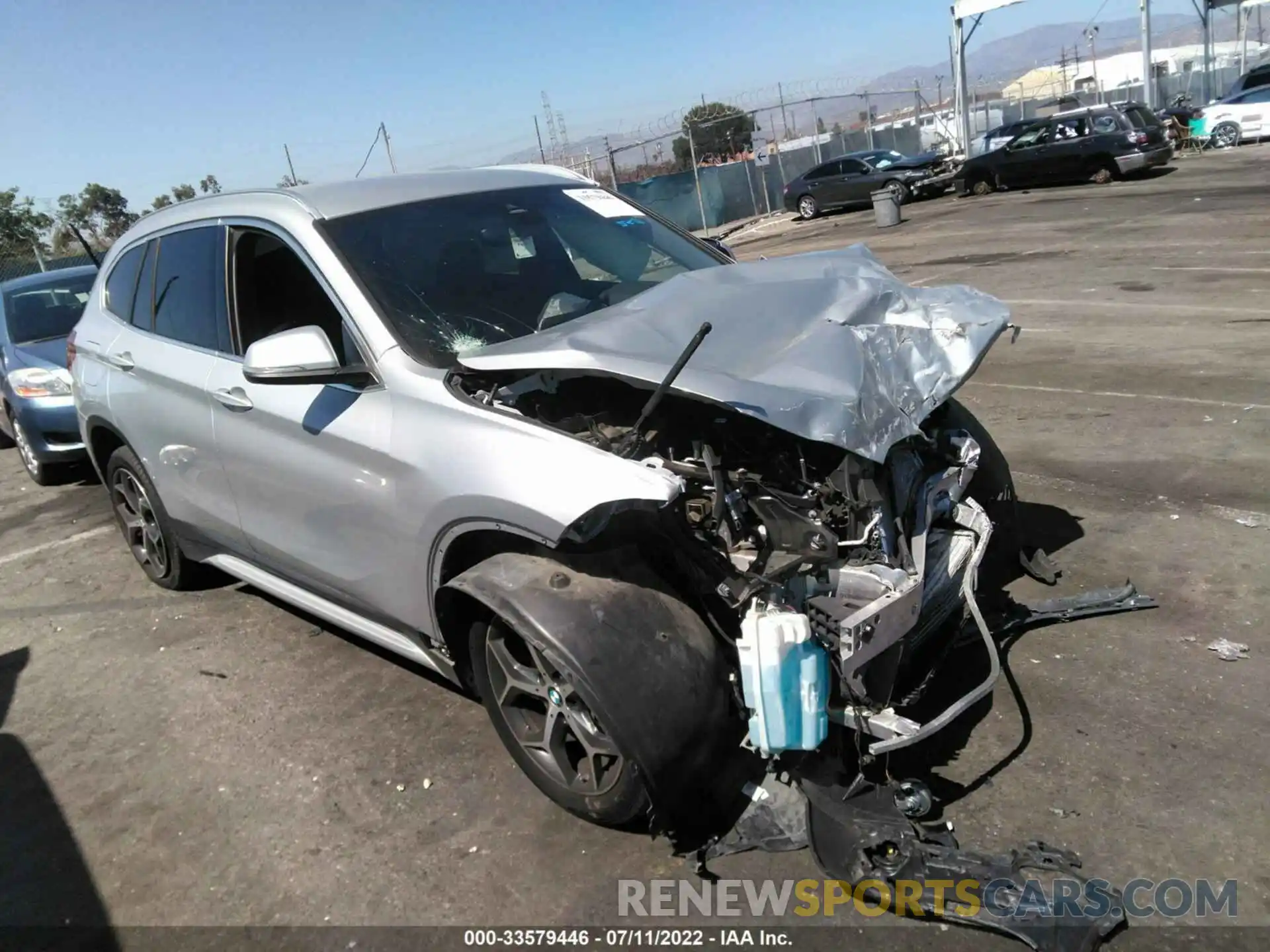 1 Photograph of a damaged car WBXHU7C52K5L11039 BMW X1 2019