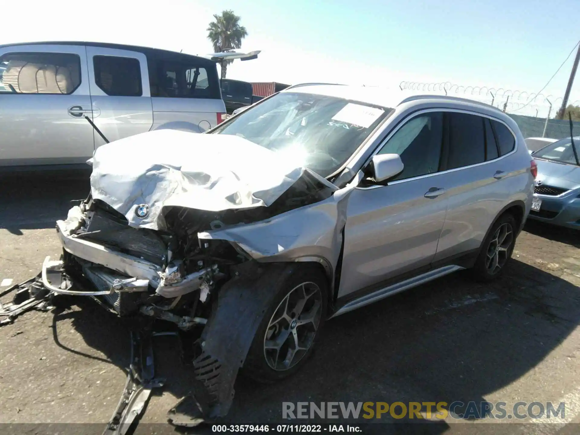 2 Photograph of a damaged car WBXHU7C52K5L11039 BMW X1 2019