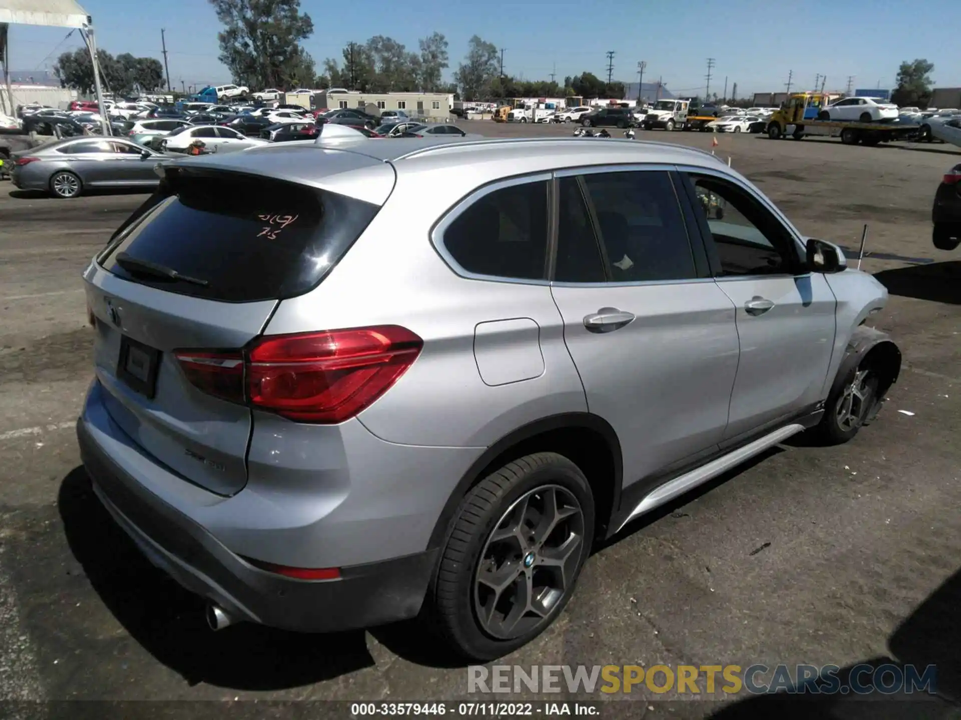 4 Photograph of a damaged car WBXHU7C52K5L11039 BMW X1 2019