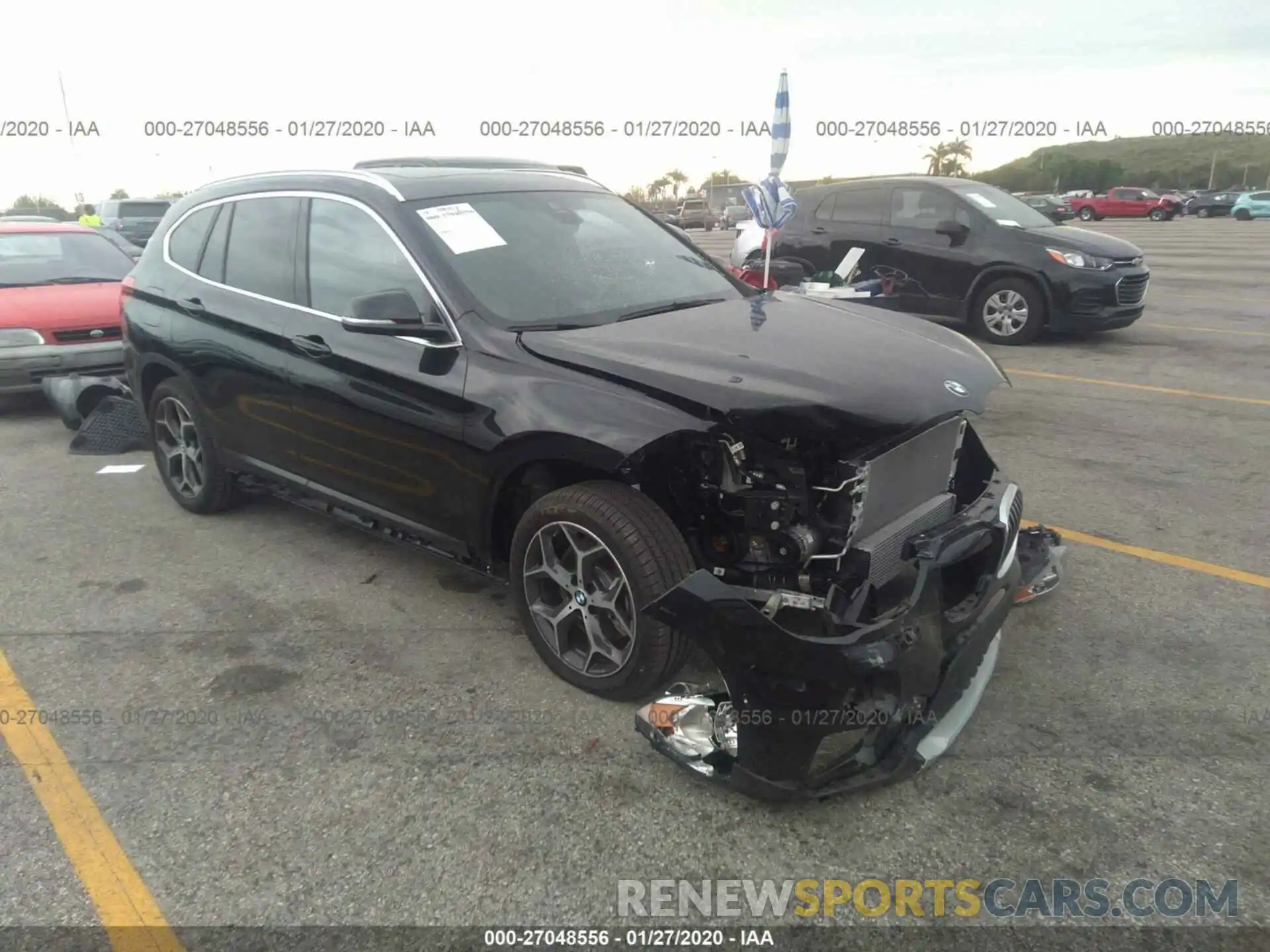 1 Photograph of a damaged car WBXHU7C52K5L11106 BMW X1 2019