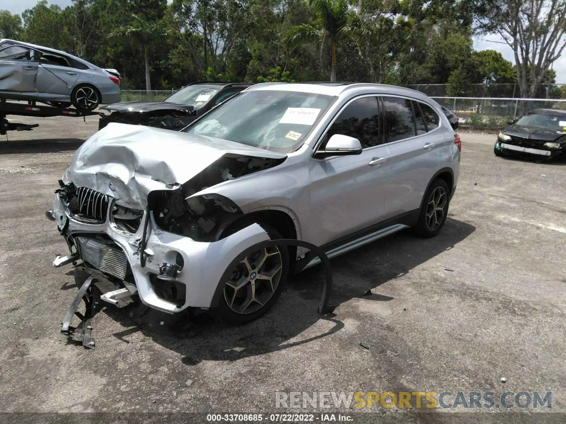 2 Photograph of a damaged car WBXHU7C52K5L11137 BMW X1 2019