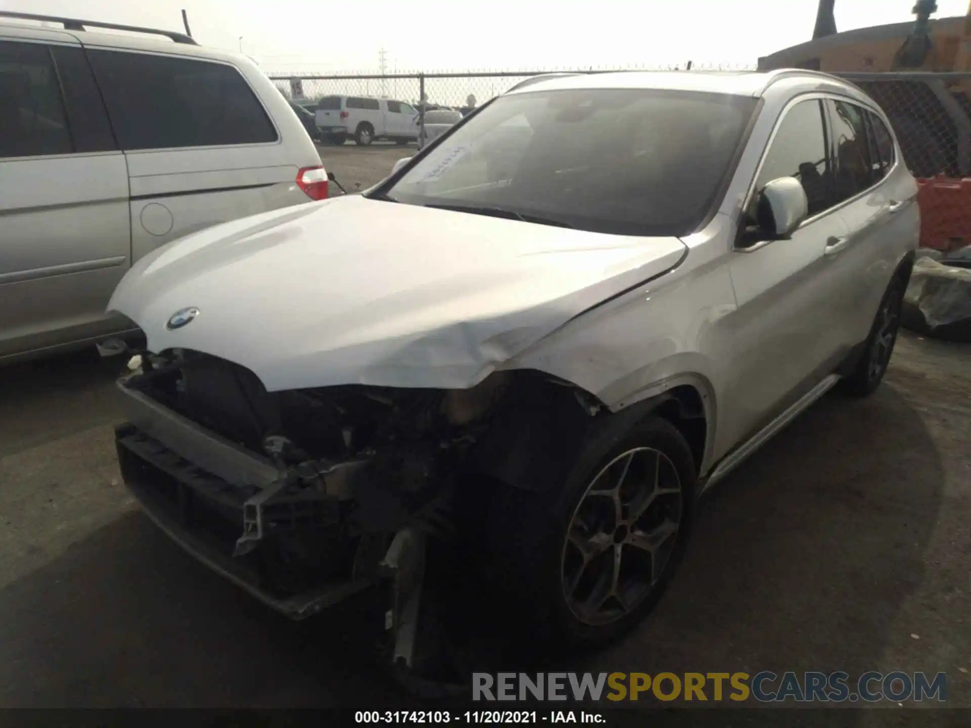 2 Photograph of a damaged car WBXHU7C52K5L11512 BMW X1 2019