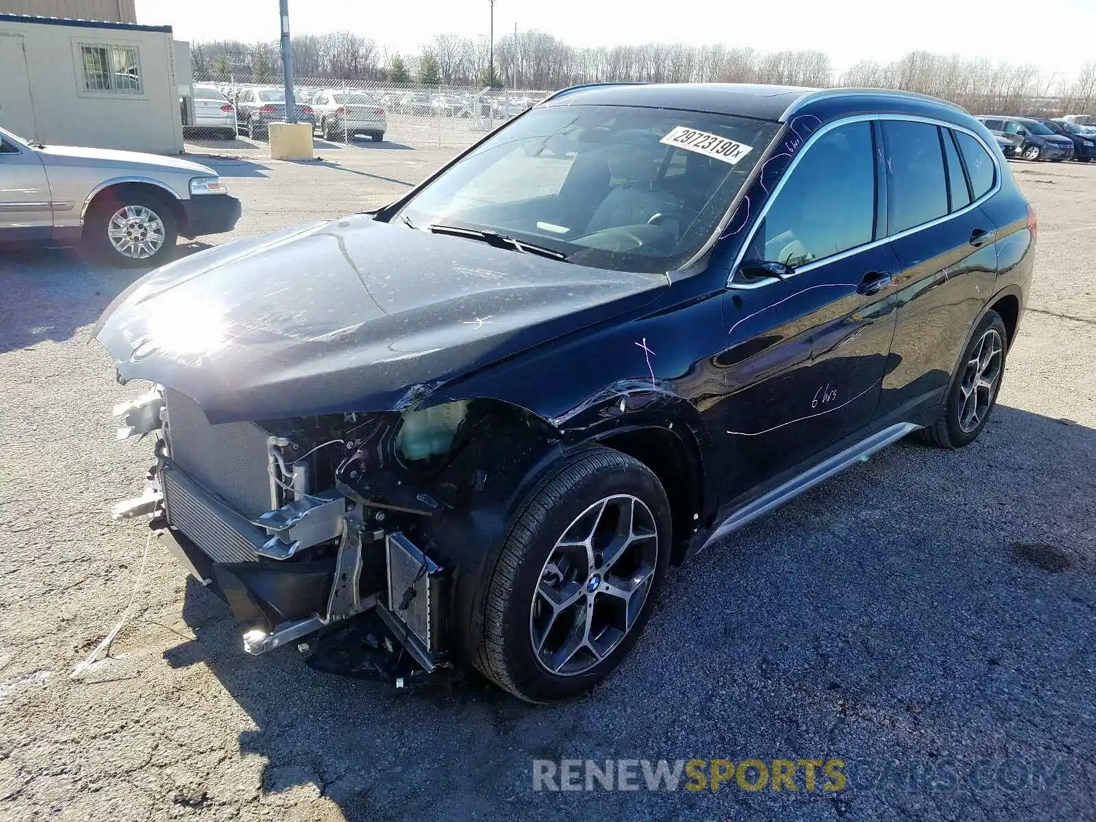 2 Photograph of a damaged car WBXHU7C52K5L92382 BMW X1 2019