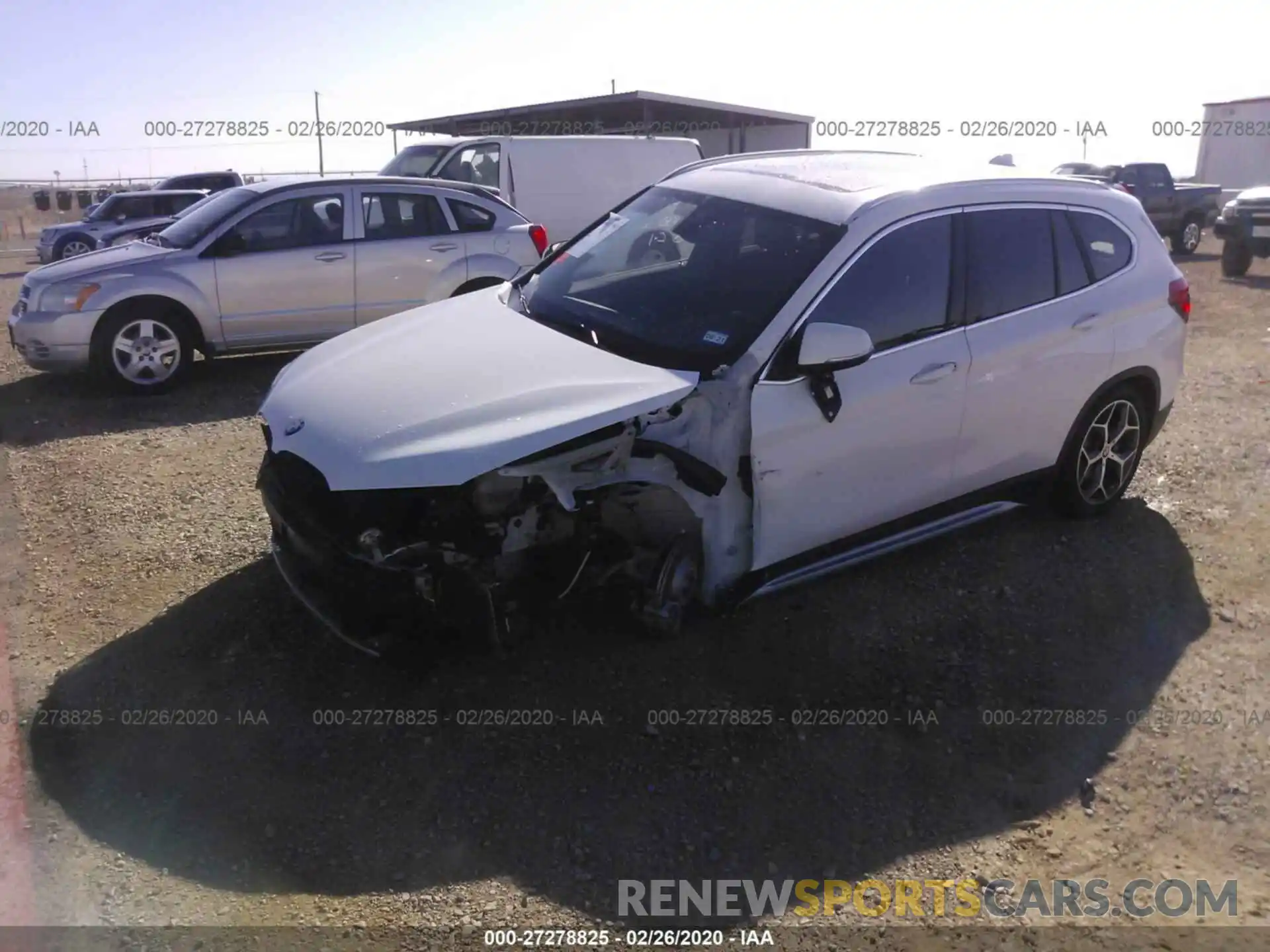 2 Photograph of a damaged car WBXHU7C53K3H46425 BMW X1 2019