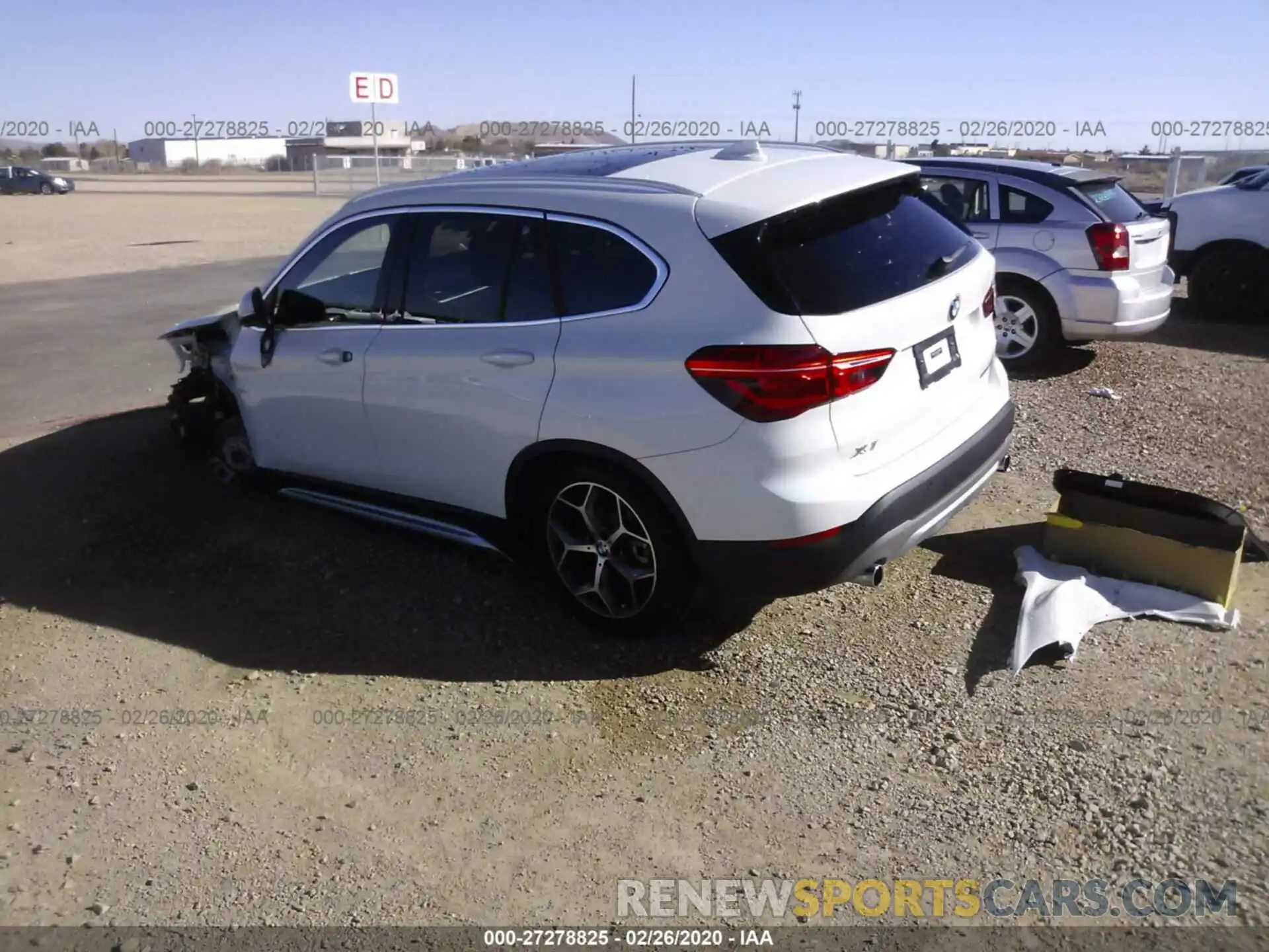 3 Photograph of a damaged car WBXHU7C53K3H46425 BMW X1 2019