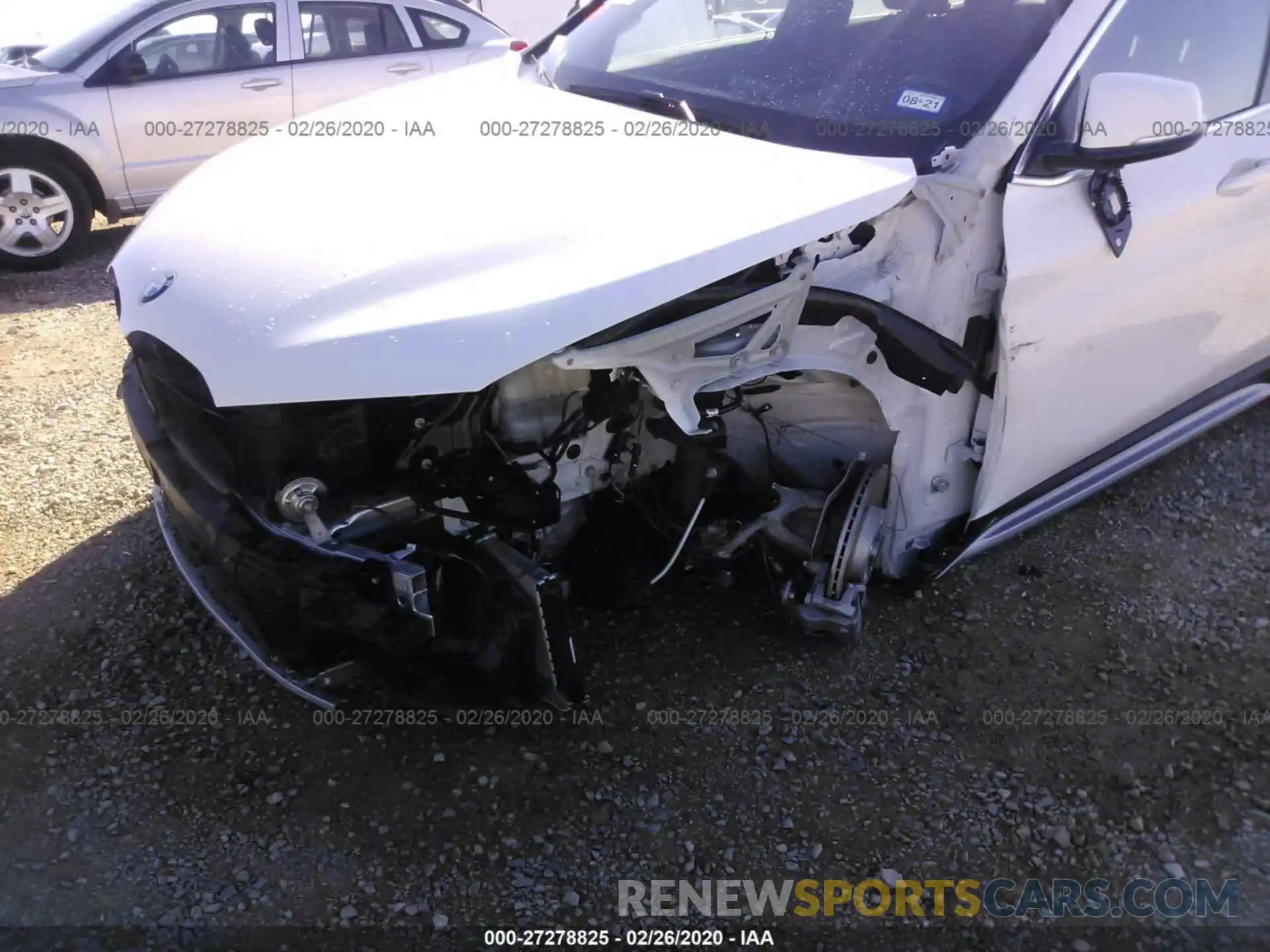 6 Photograph of a damaged car WBXHU7C53K3H46425 BMW X1 2019