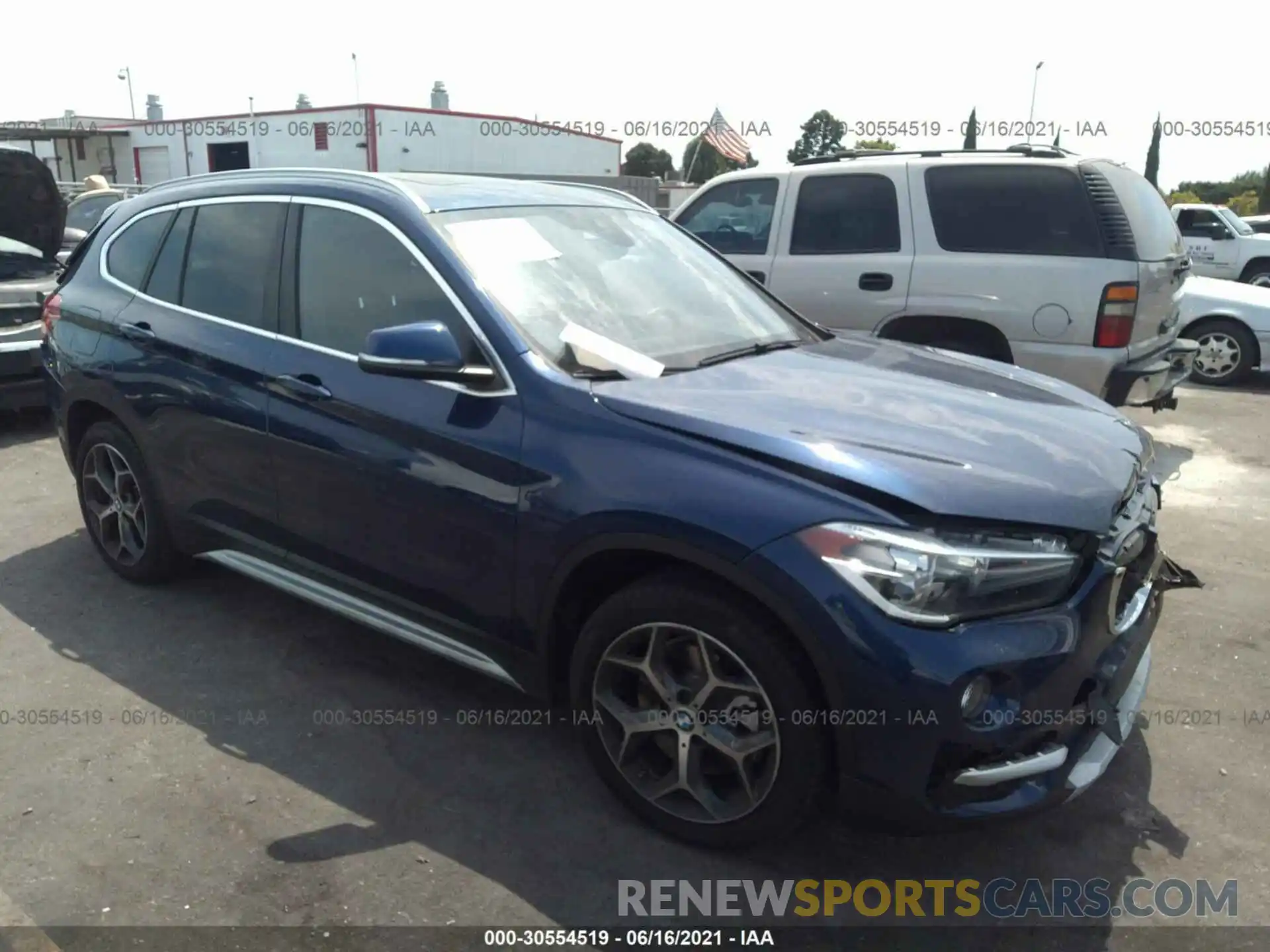 1 Photograph of a damaged car WBXHU7C53K5L10532 BMW X1 2019