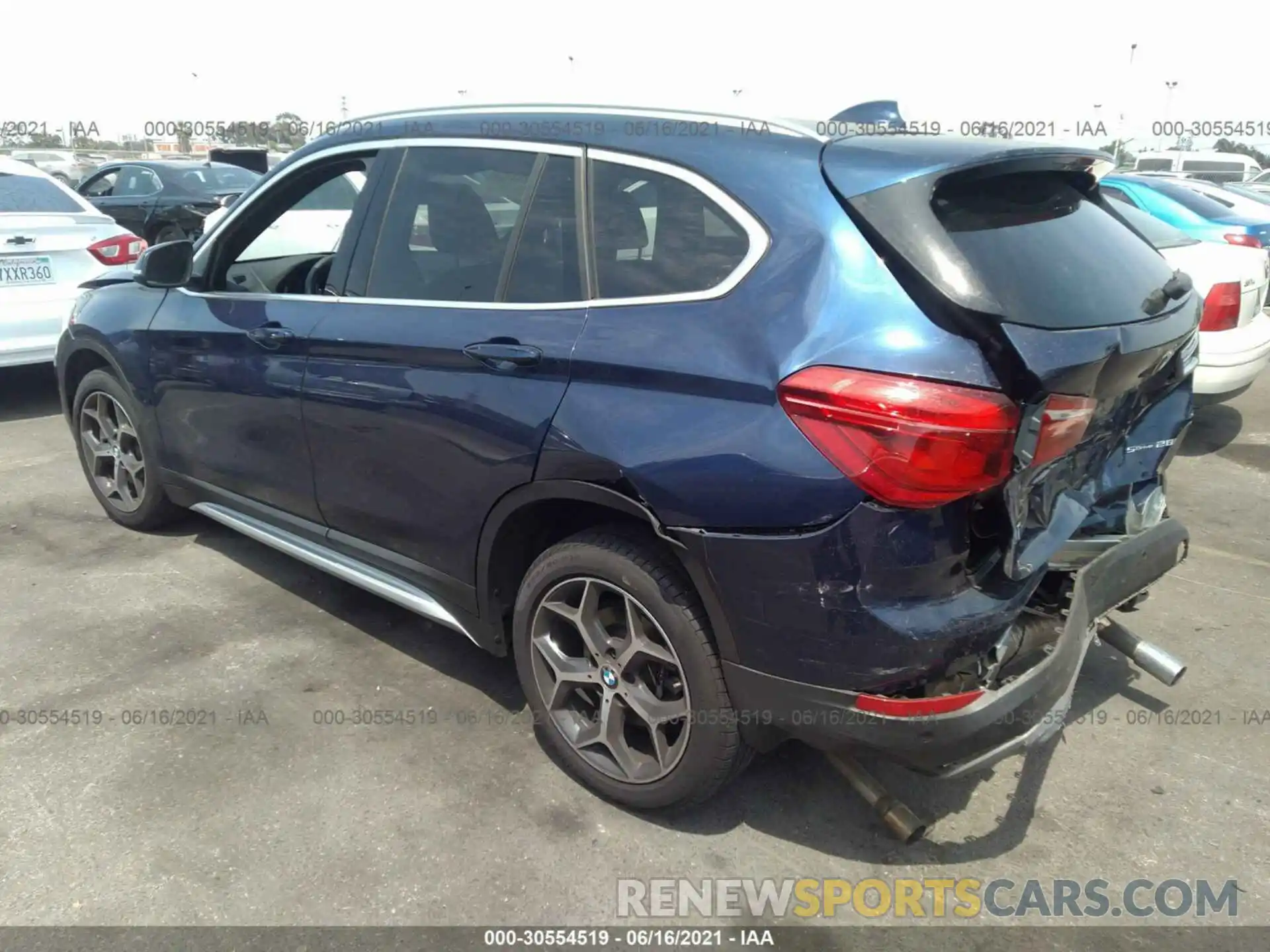 3 Photograph of a damaged car WBXHU7C53K5L10532 BMW X1 2019