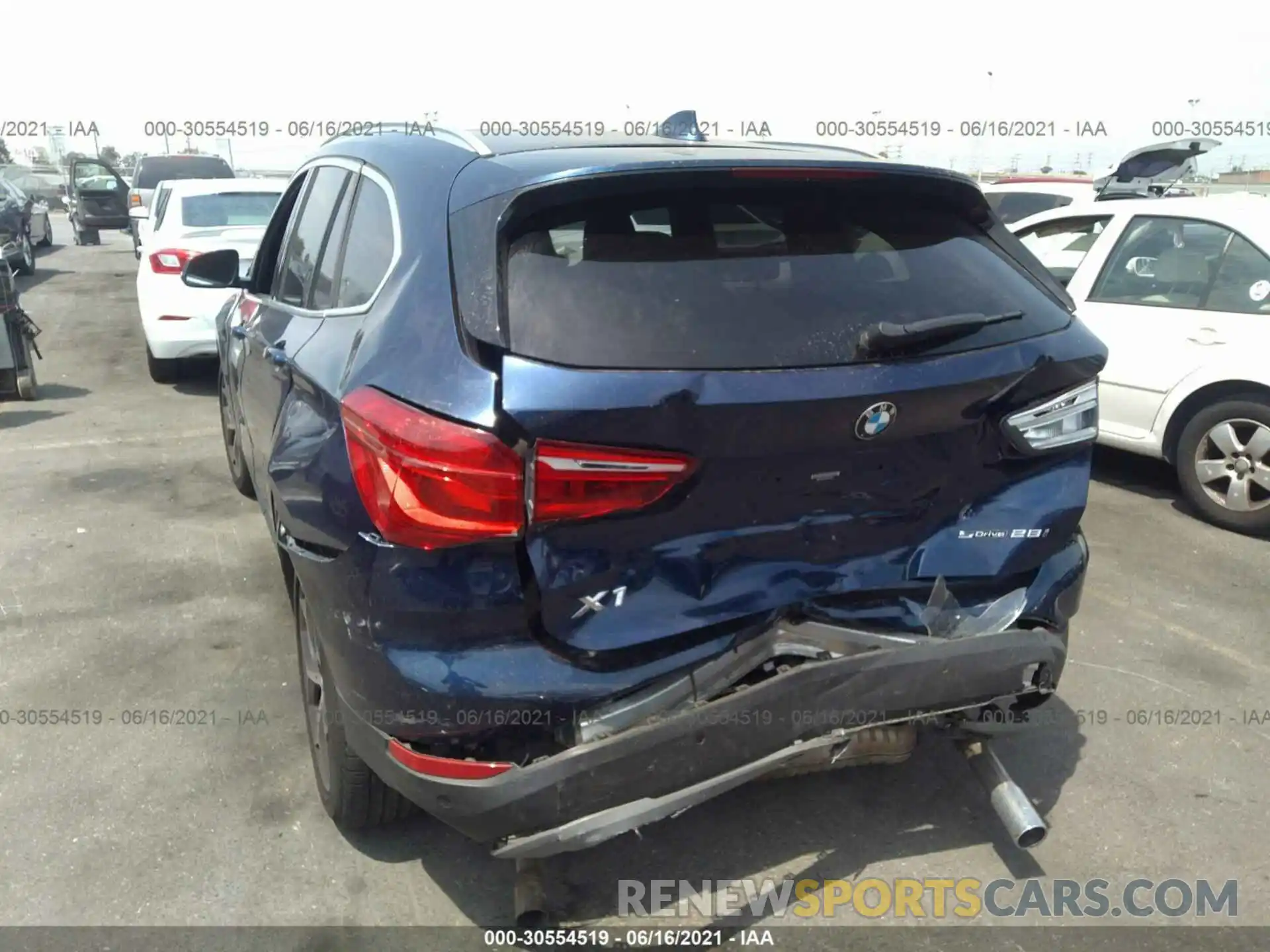 6 Photograph of a damaged car WBXHU7C53K5L10532 BMW X1 2019