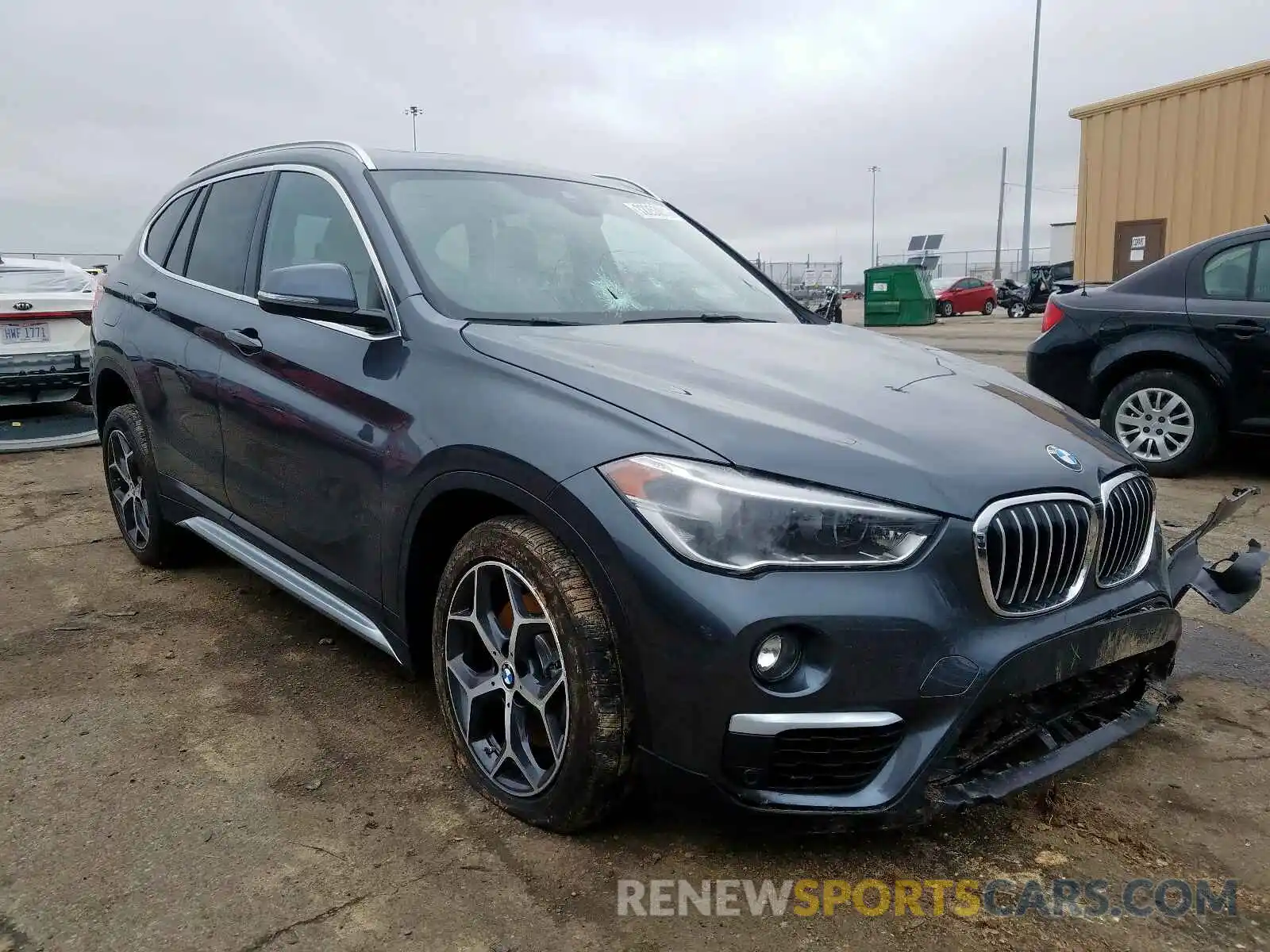 1 Photograph of a damaged car WBXHU7C53K5L11423 BMW X1 2019