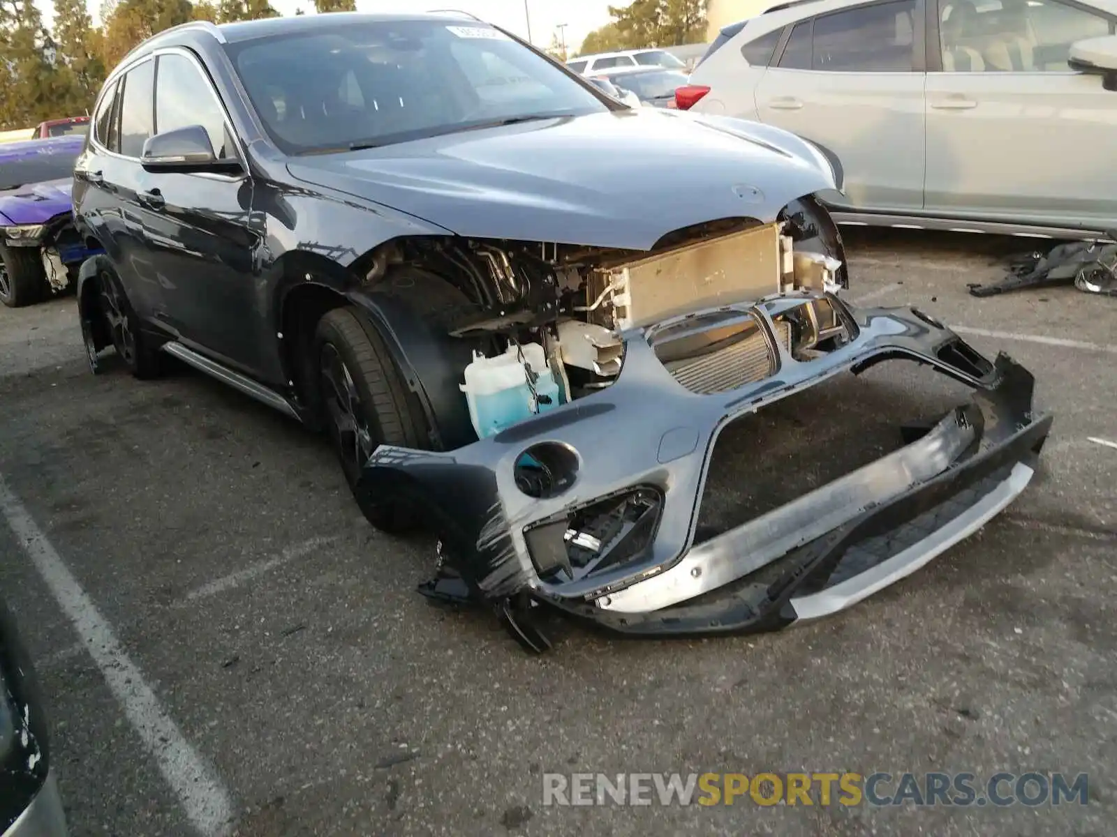 1 Photograph of a damaged car WBXHU7C53K5L11650 BMW X1 2019