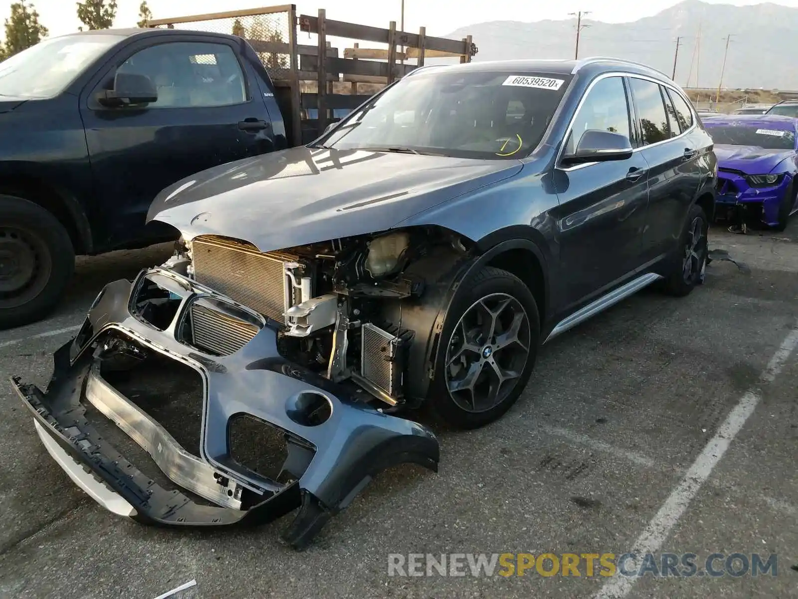2 Photograph of a damaged car WBXHU7C53K5L11650 BMW X1 2019