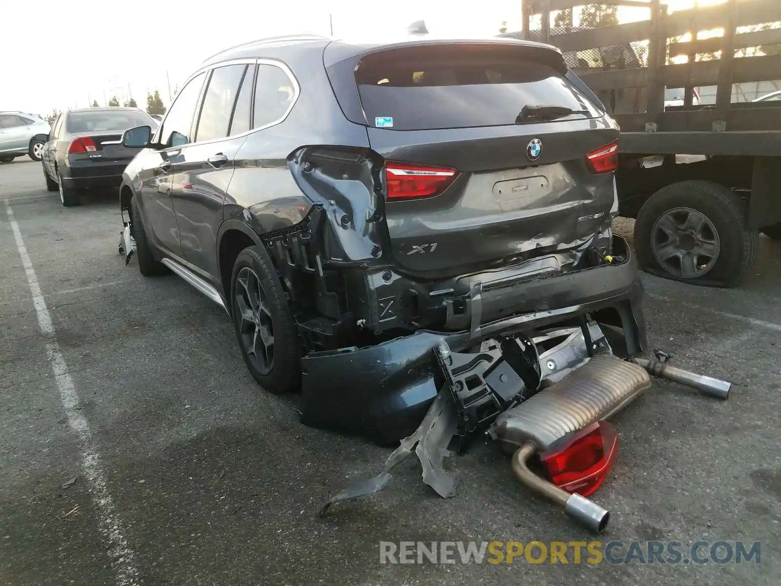 3 Фотография поврежденного автомобиля WBXHU7C53K5L11650 BMW X1 2019