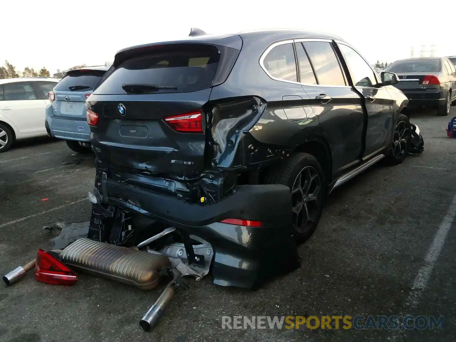 4 Photograph of a damaged car WBXHU7C53K5L11650 BMW X1 2019