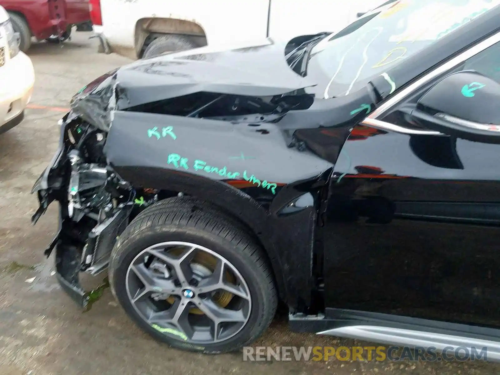 9 Photograph of a damaged car WBXHU7C53K5L92357 BMW X1 2019