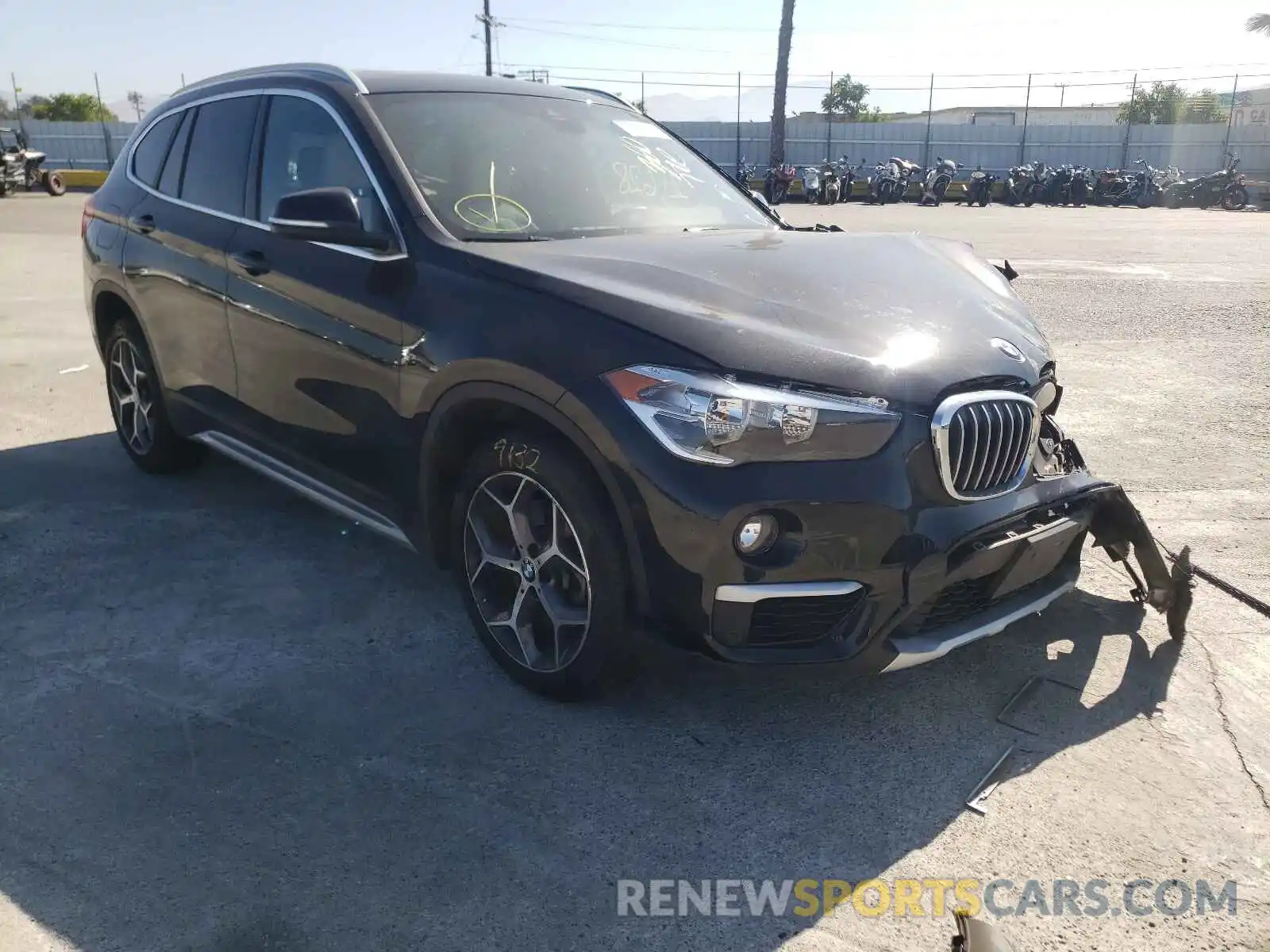 1 Photograph of a damaged car WBXHU7C54K3H44439 BMW X1 2019