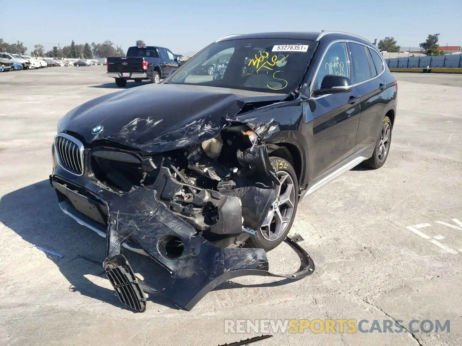 2 Photograph of a damaged car WBXHU7C54K3H44439 BMW X1 2019