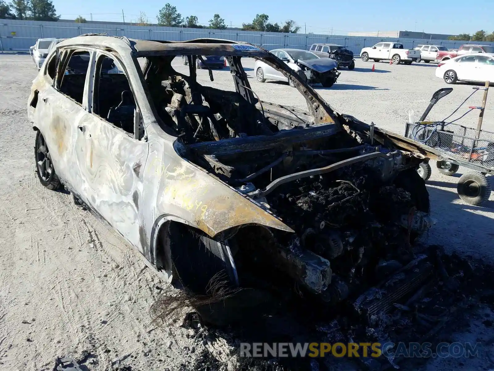 1 Photograph of a damaged car WBXHU7C54K3H44649 BMW X1 2019