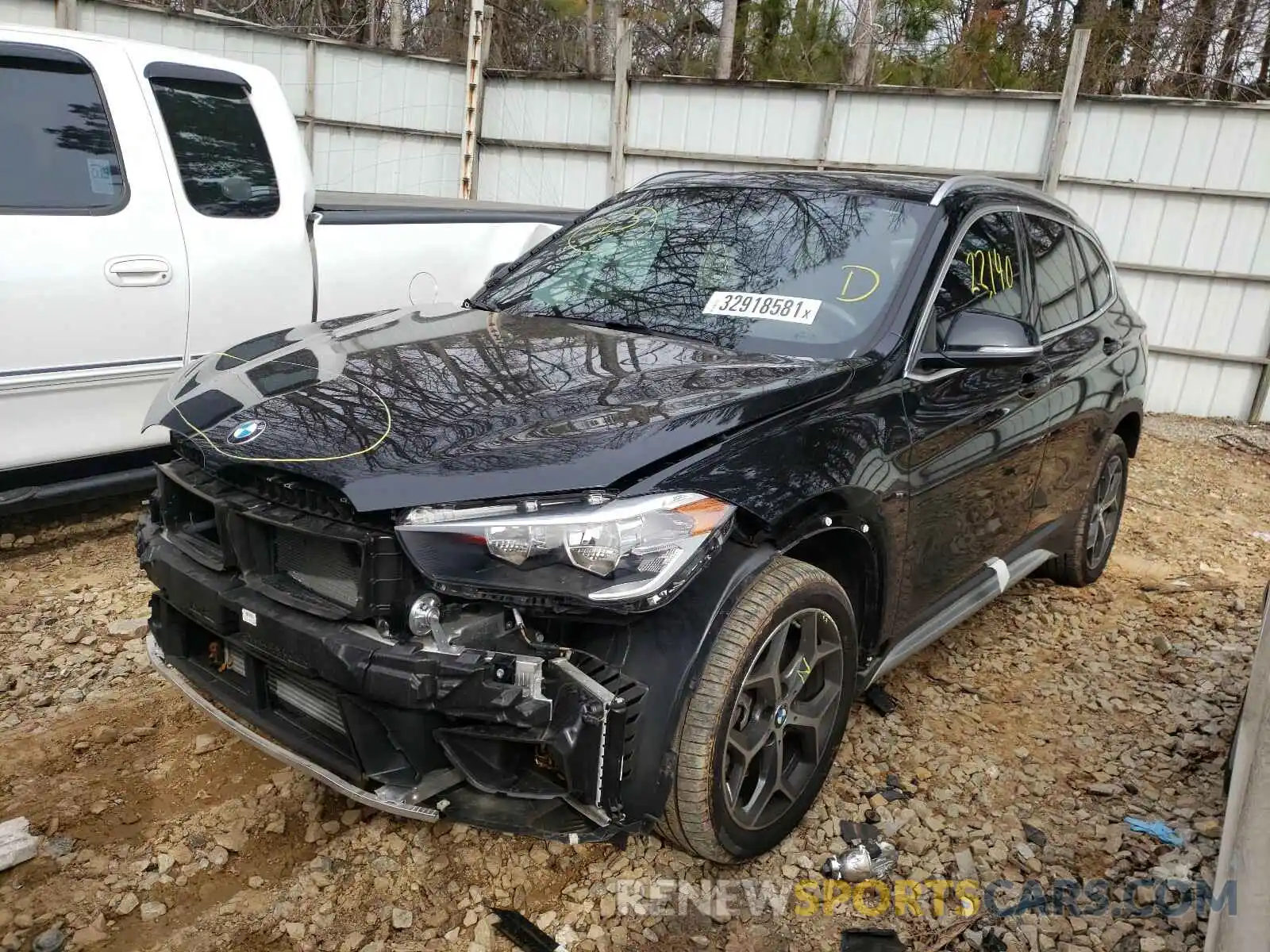 2 Photograph of a damaged car WBXHU7C54K3H45574 BMW X1 2019