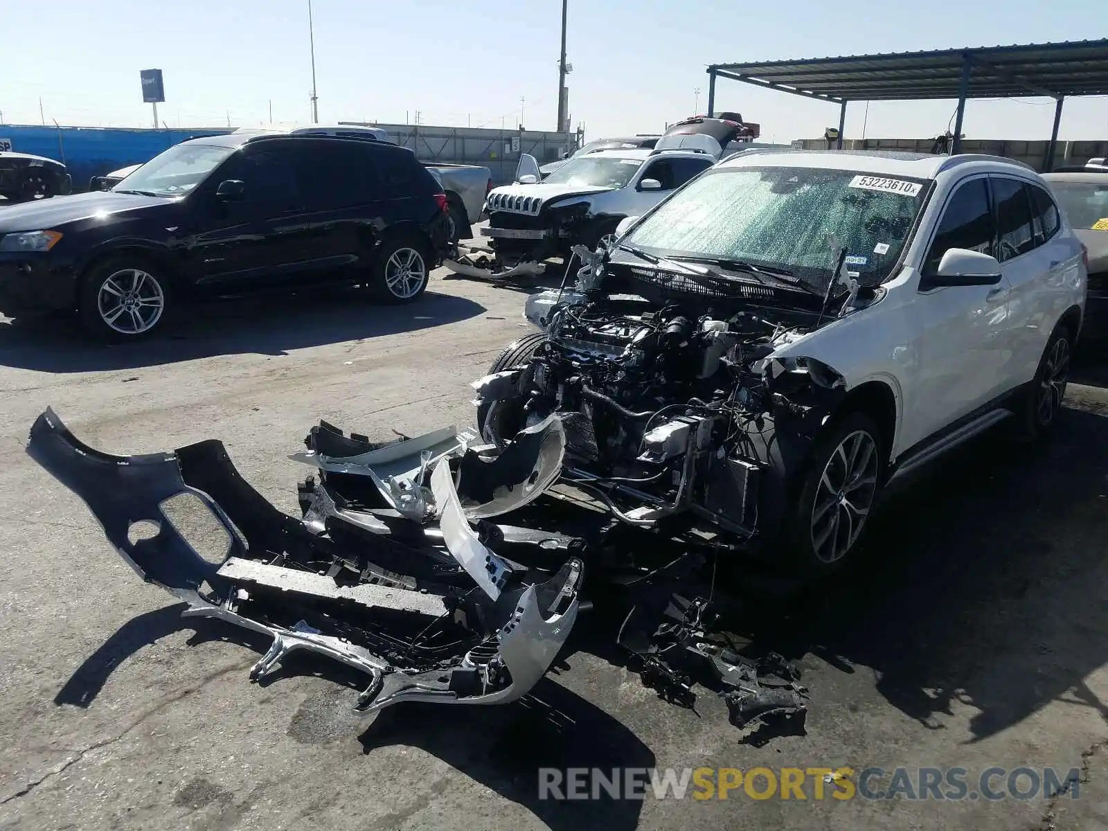 2 Photograph of a damaged car WBXHU7C54K3H45686 BMW X1 2019