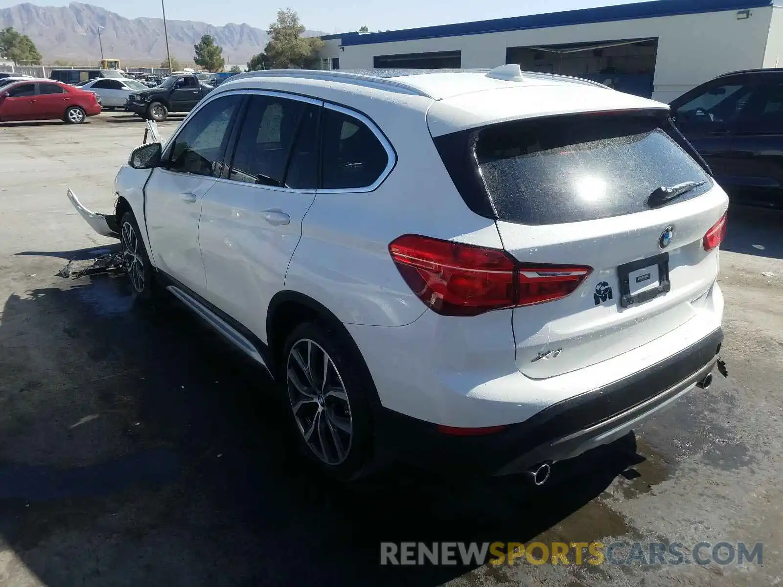 3 Photograph of a damaged car WBXHU7C54K3H45686 BMW X1 2019