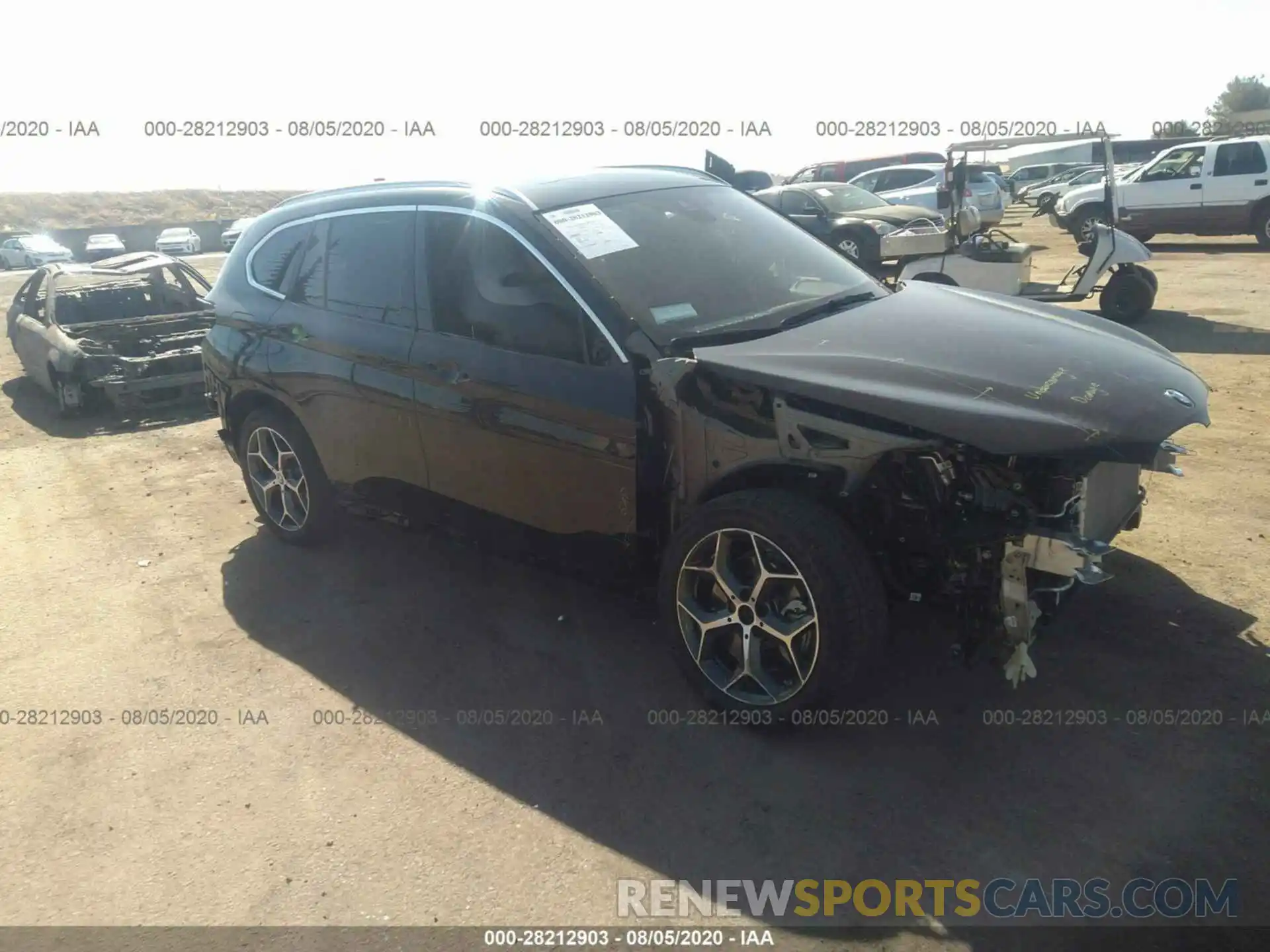 1 Photograph of a damaged car WBXHU7C54K3H46093 BMW X1 2019