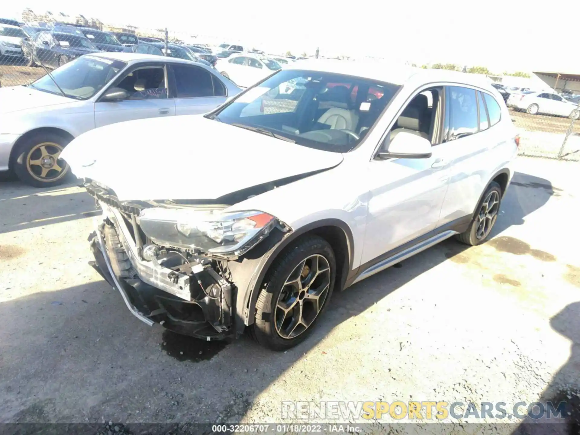 2 Photograph of a damaged car WBXHU7C54K5L11222 BMW X1 2019