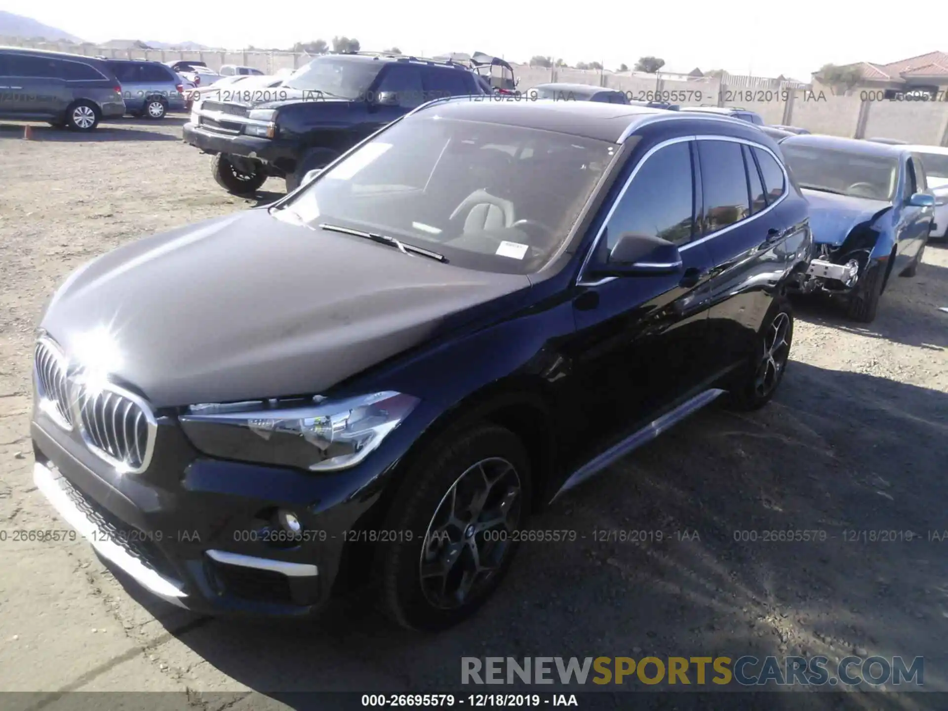 2 Фотография поврежденного автомобиля WBXHU7C54K5L11947 BMW X1 2019