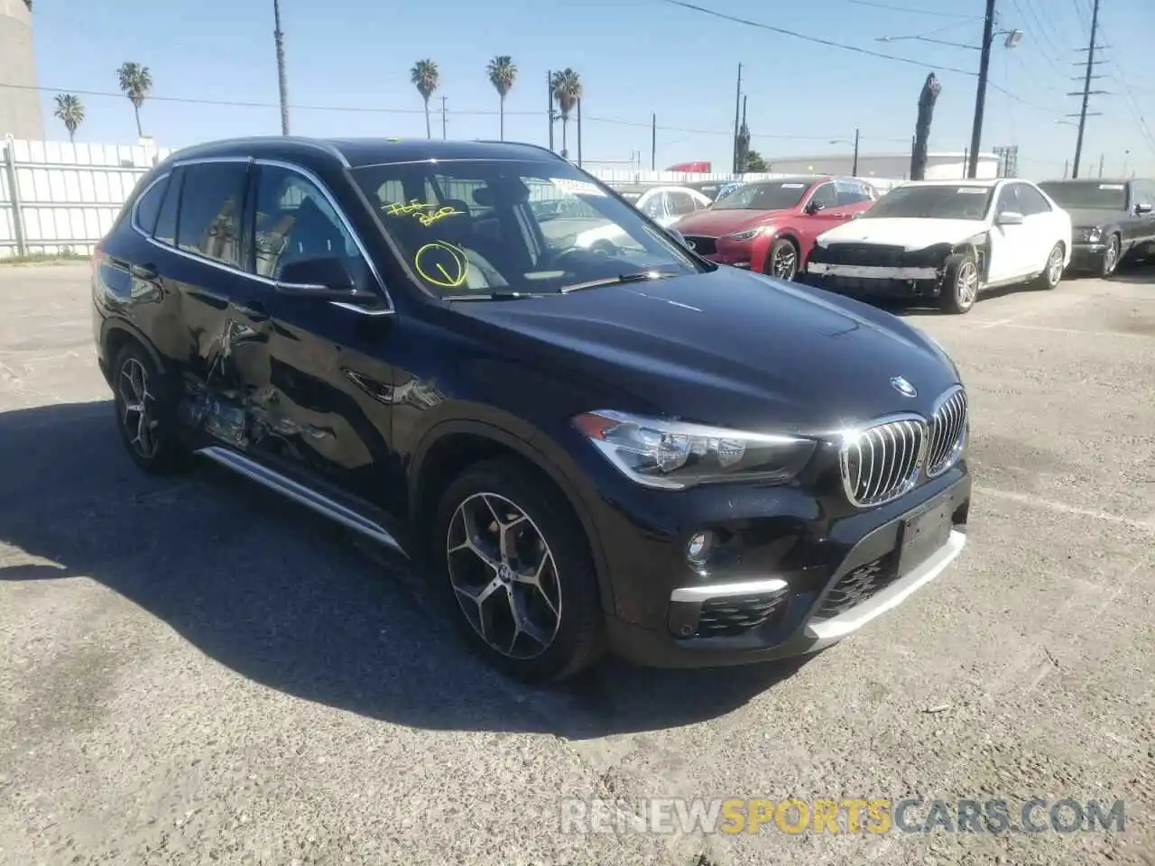 1 Фотография поврежденного автомобиля WBXHU7C54K5L12001 BMW X1 2019