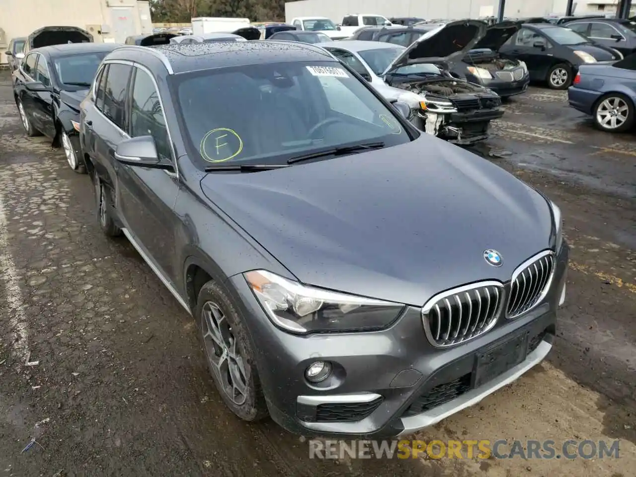 1 Photograph of a damaged car WBXHU7C54K5L92366 BMW X1 2019