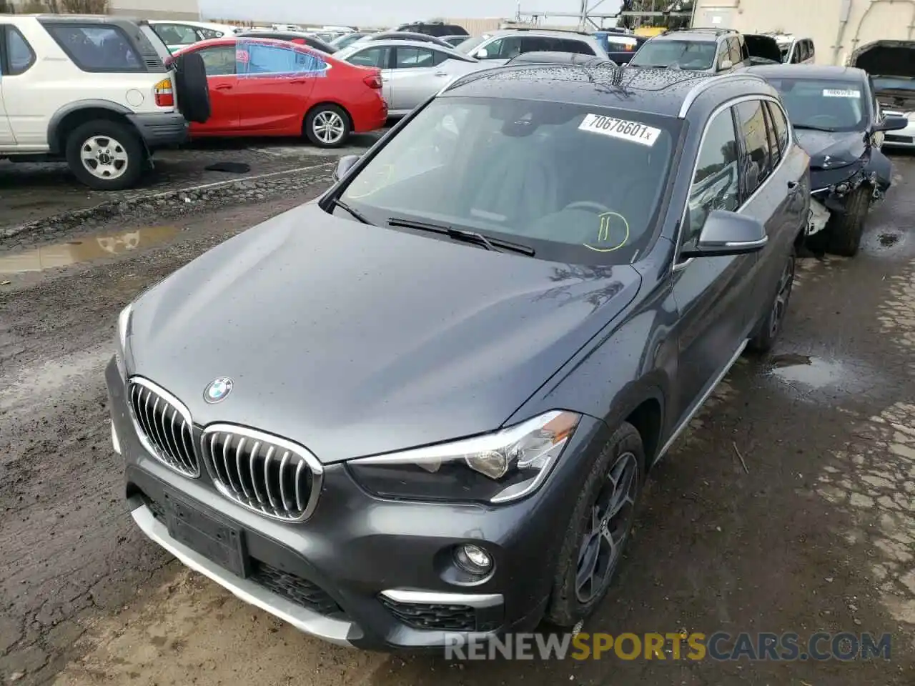 2 Photograph of a damaged car WBXHU7C54K5L92366 BMW X1 2019