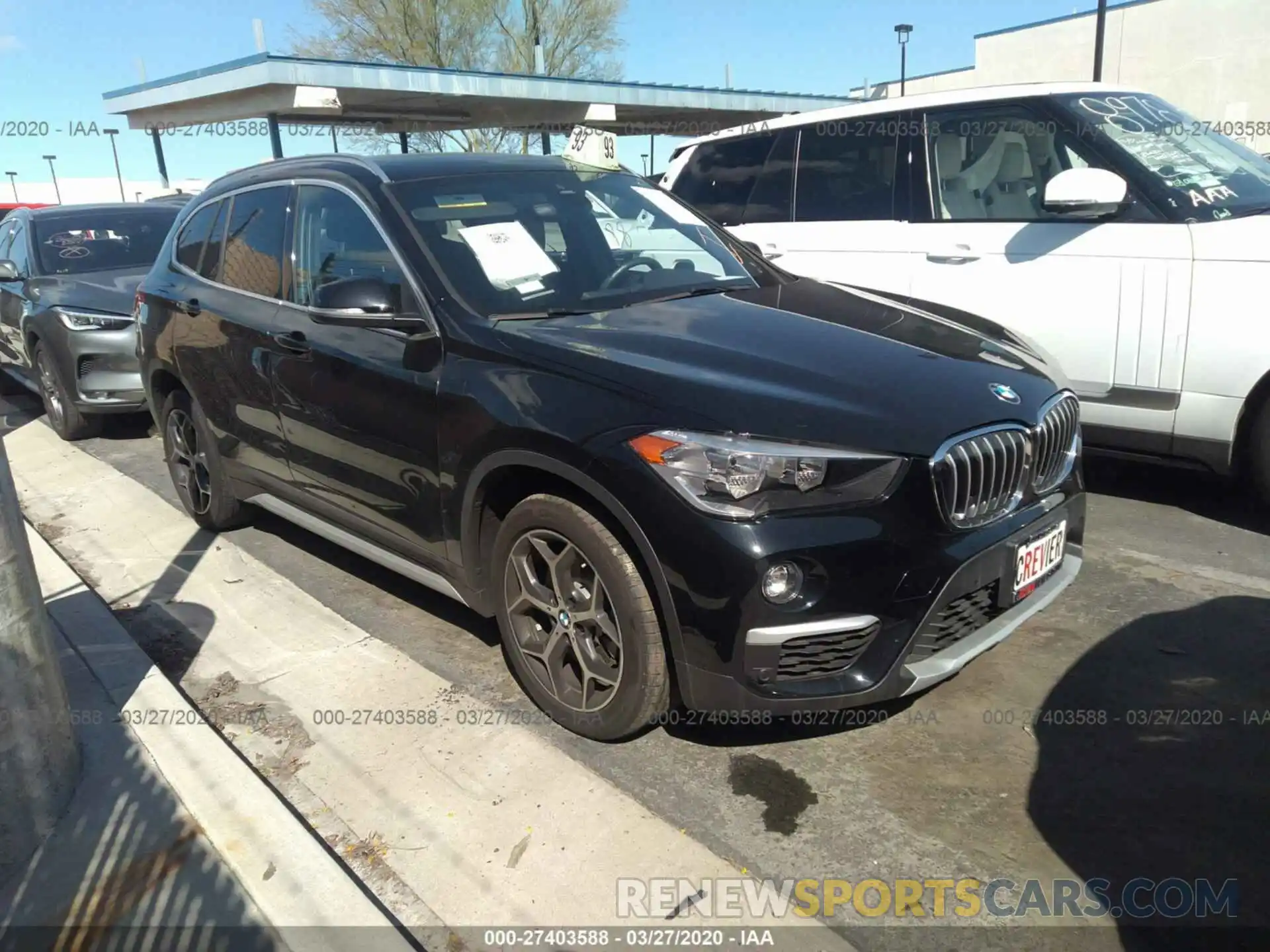 1 Photograph of a damaged car WBXHU7C55K3H44272 BMW X1 2019