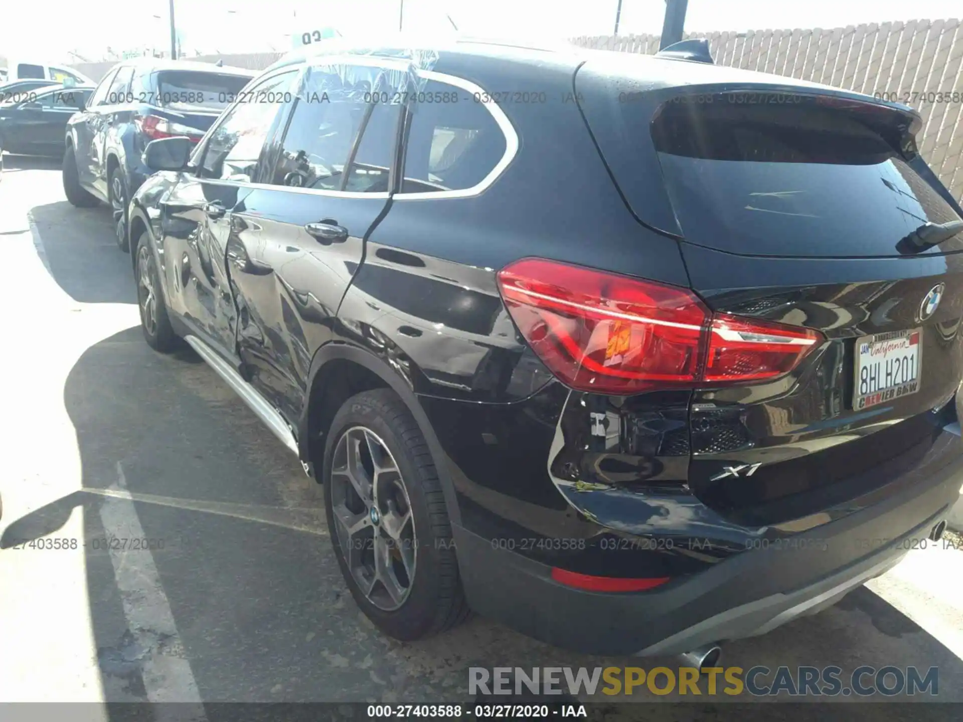 3 Photograph of a damaged car WBXHU7C55K3H44272 BMW X1 2019