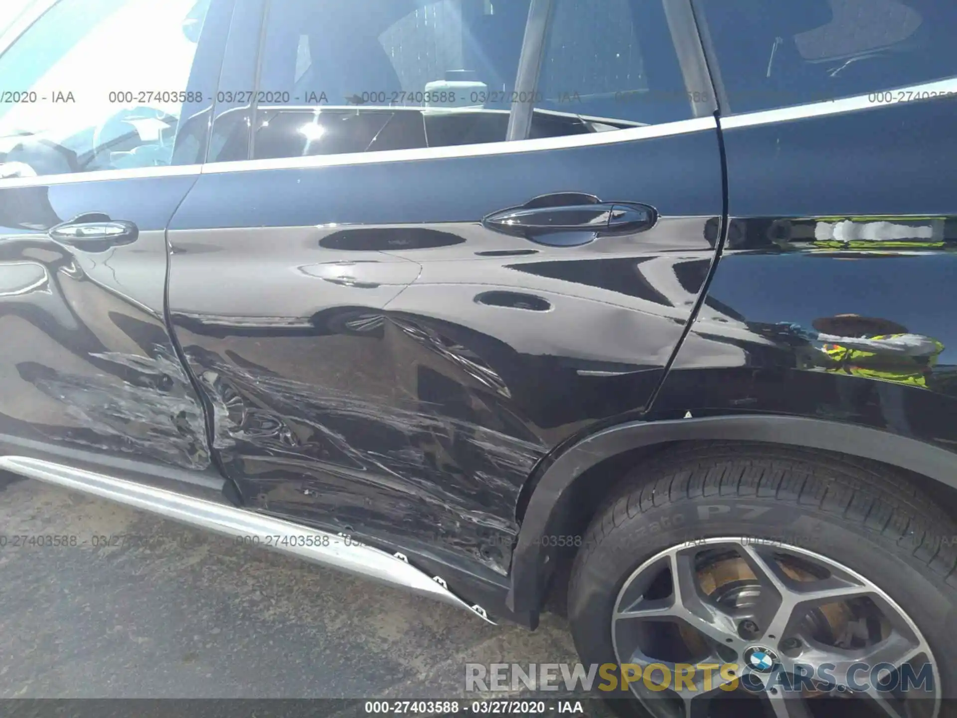 6 Photograph of a damaged car WBXHU7C55K3H44272 BMW X1 2019