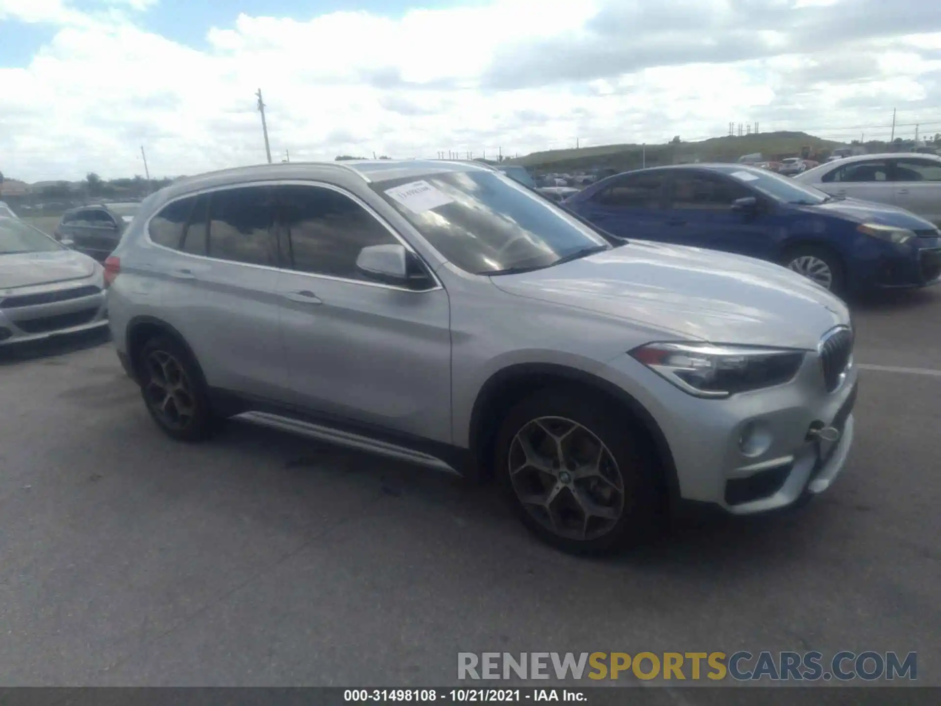 1 Photograph of a damaged car WBXHU7C55K3H44692 BMW X1 2019