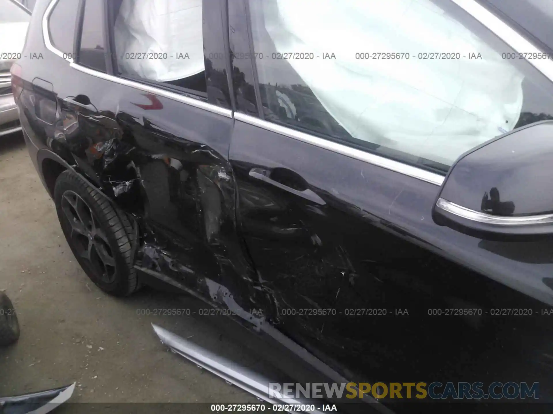 6 Photograph of a damaged car WBXHU7C55K3H44742 BMW X1 2019