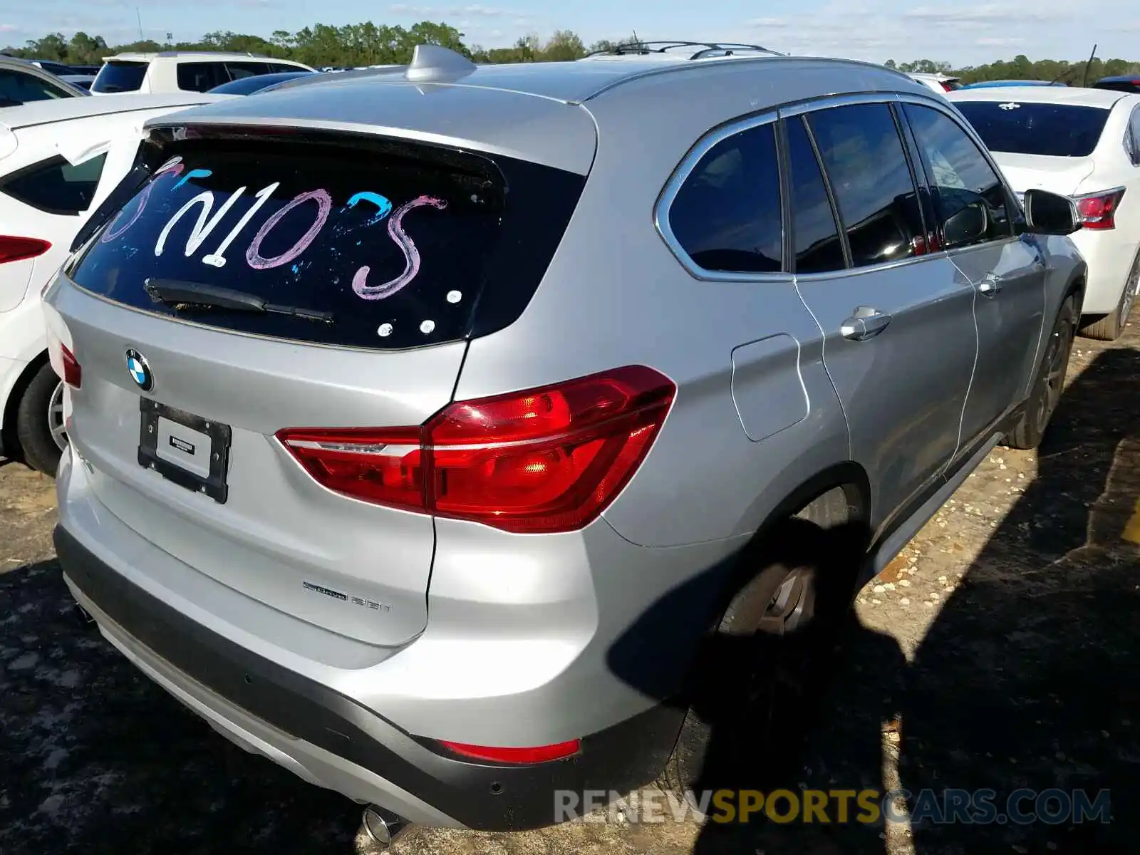 4 Photograph of a damaged car WBXHU7C55K5L09821 BMW X1 2019